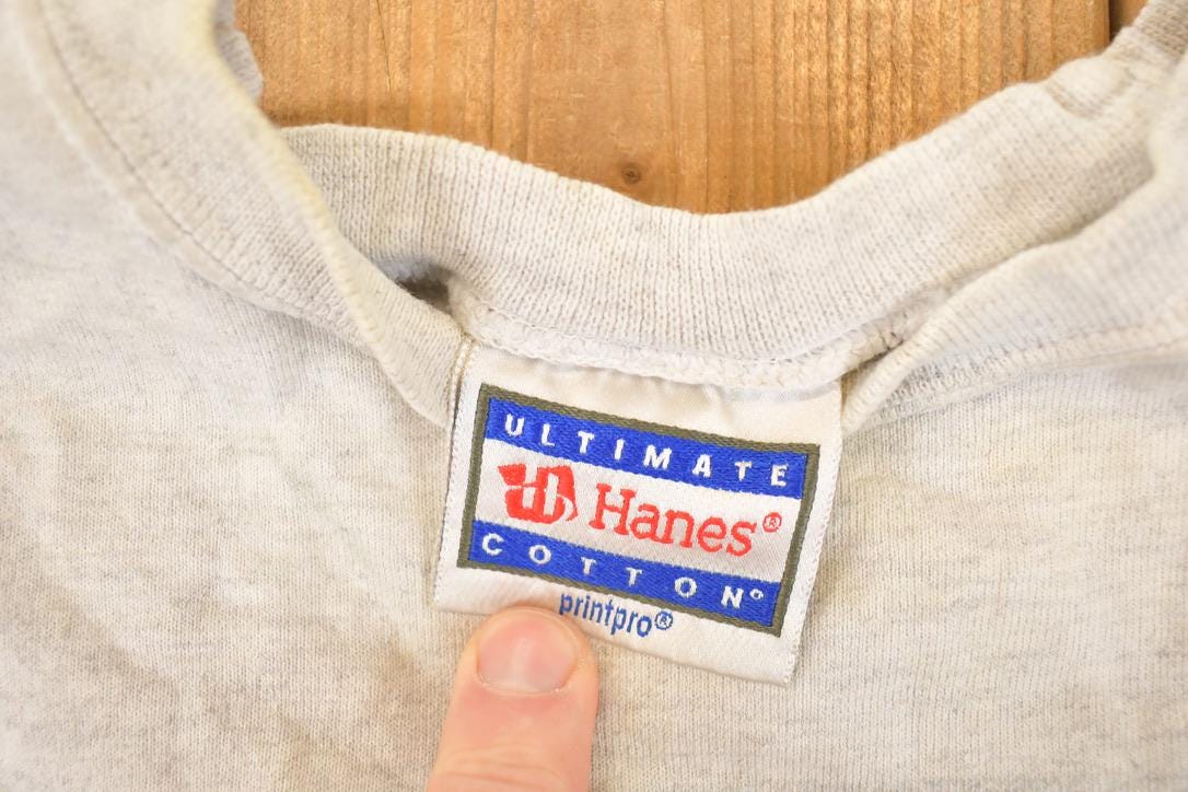 Vintage 1990s Angela Davis Graphic Print Sleeveless Crewneck Sweatshirt Men's M - Image 4