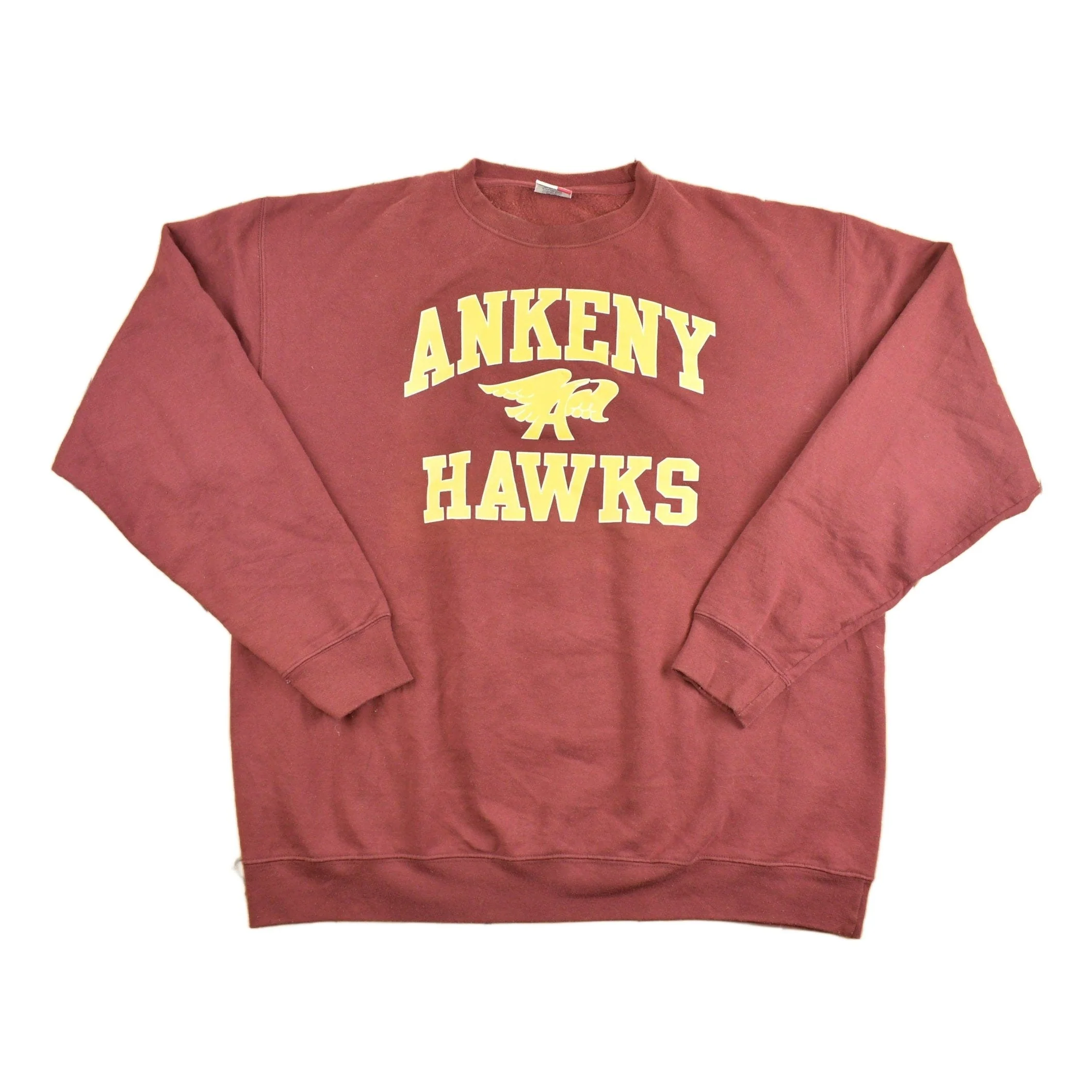 Vintage 1990s Ankeny Hawks Iowa Crewneck Sweatshirt Men's 2XL