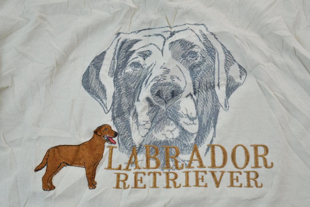 Vintage 1990s Anvil Labrador Retriever Graphic T-Shirt Men's XL - Image 4