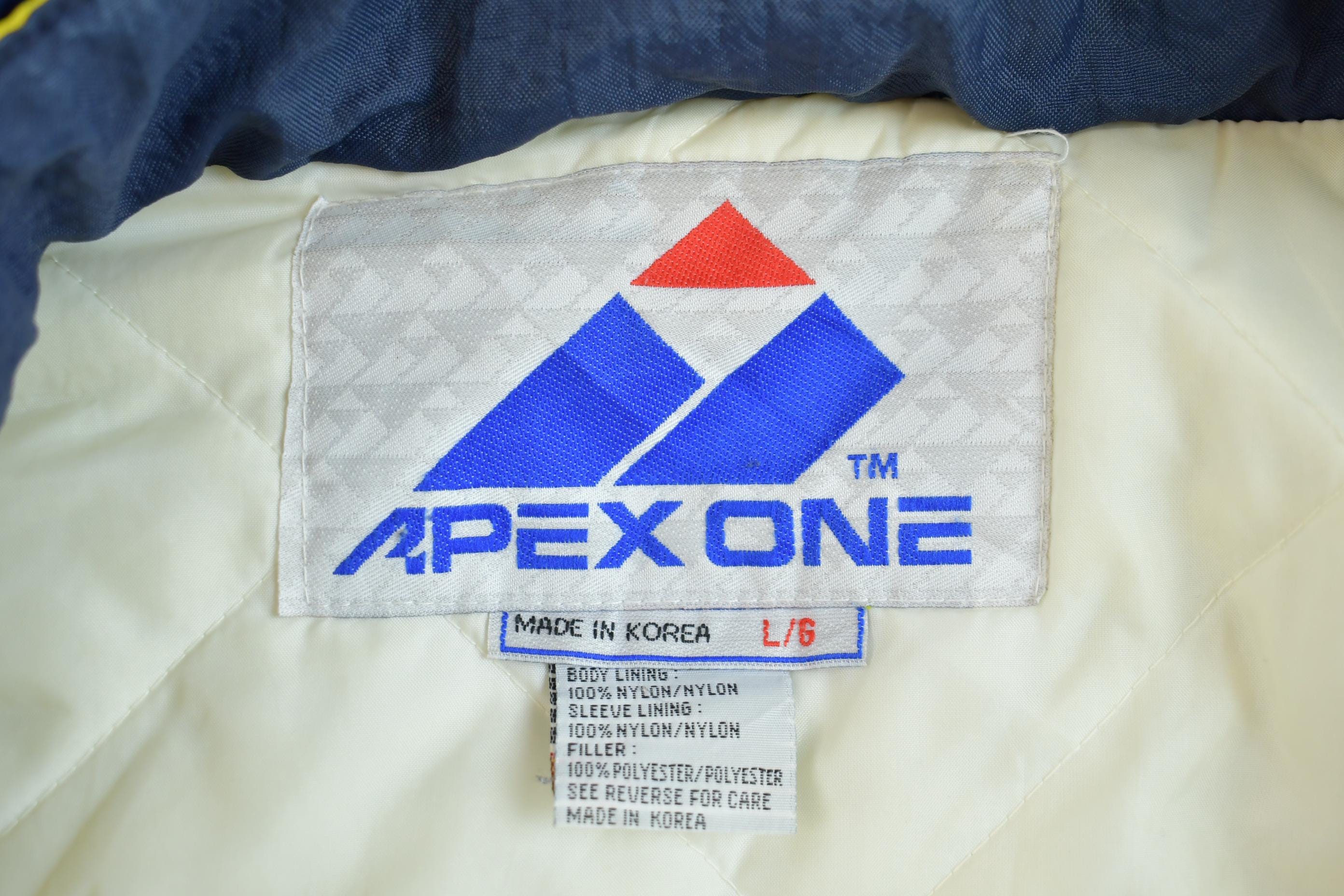 Vintage 1990s Apex One University of Notre Dame Fighting Irish Collegiate Puffer Jacket Men's 3XL - Image 3