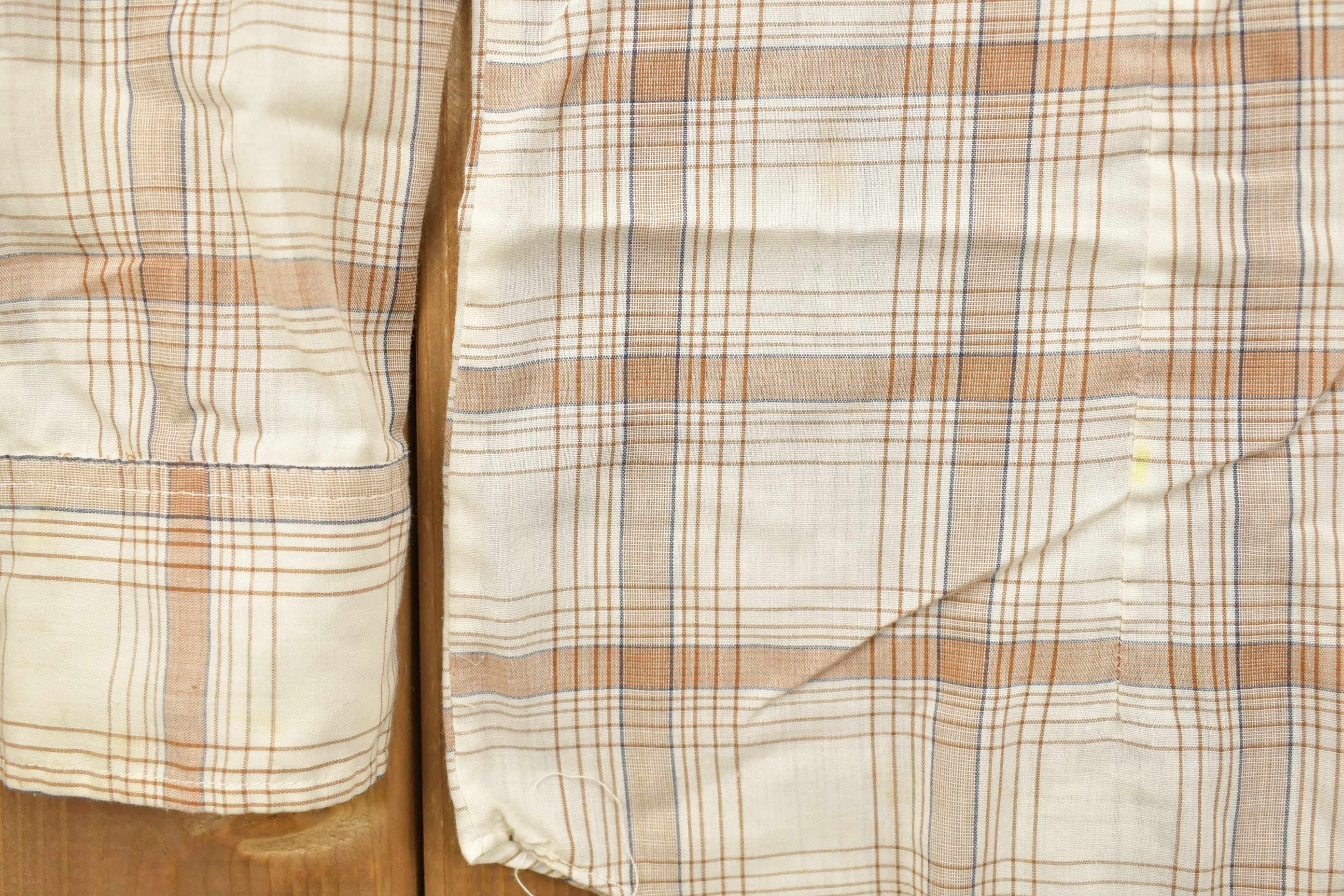 Vintage 1990s Apple Bee Plaid Western Flannel Button Up Shirt Men's M - Image 7