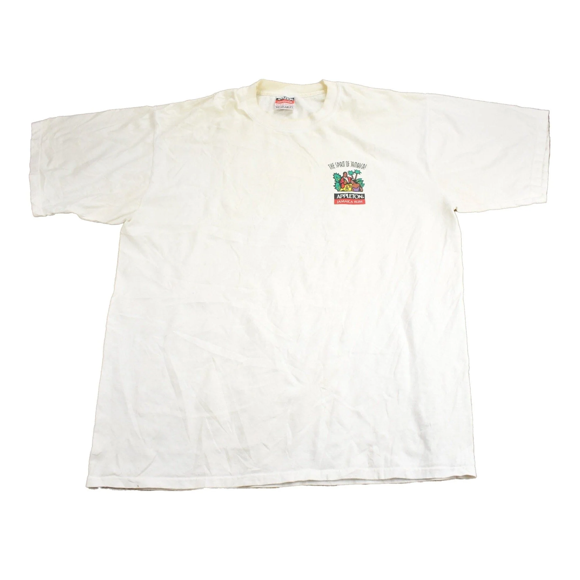 Vintage 1990s Appleton Jamaica Rum Graphic T Shirt Men's 2XL - Image 2