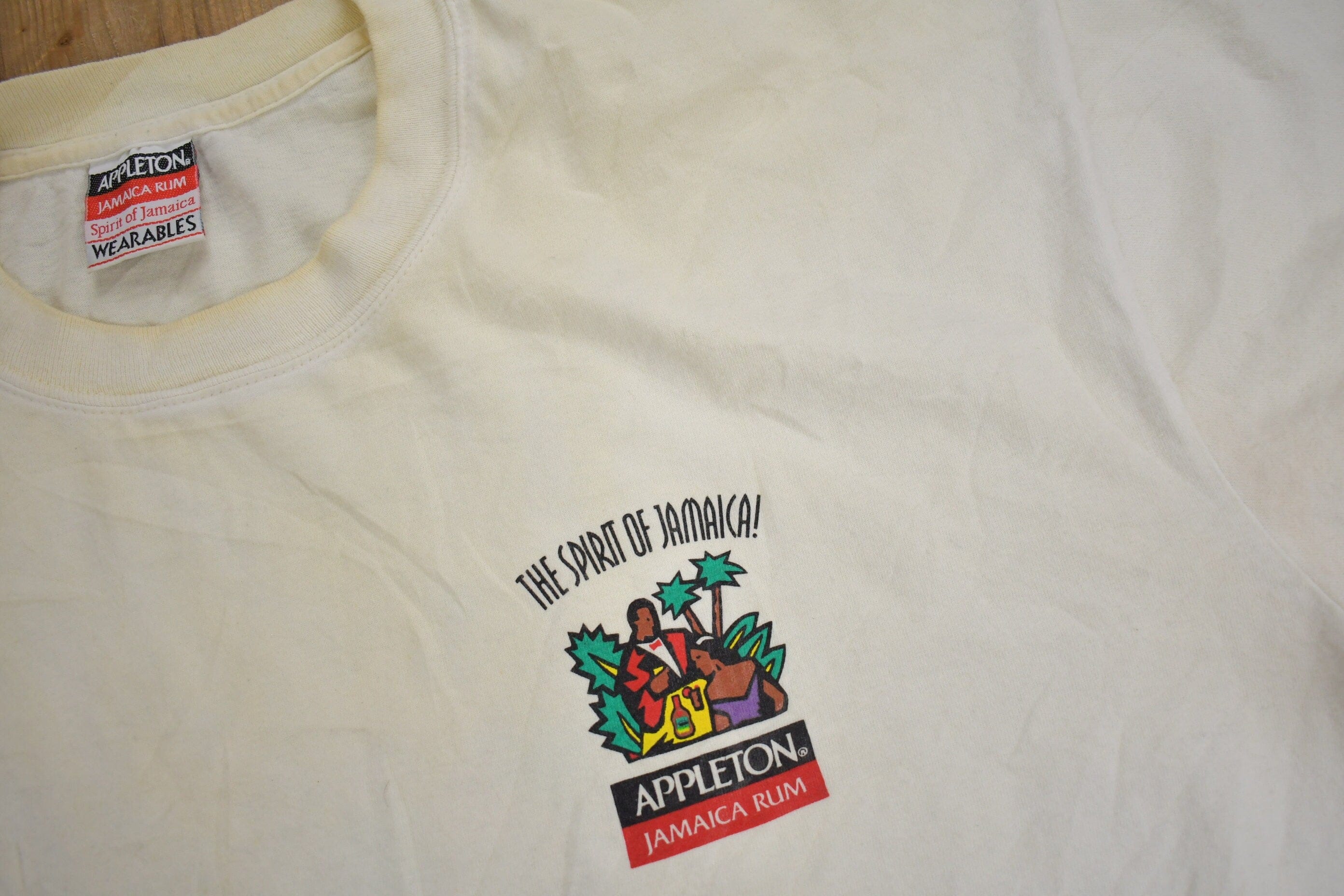 Vintage 1990s Appleton Jamaica Rum Graphic T Shirt Men's 2XL - Image 4
