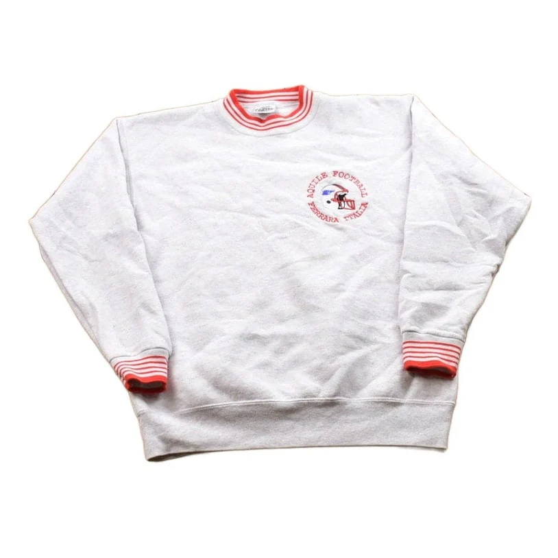 Vintage 1990s Aquile Football Ferrara Italia Crewneck Sweatshirt