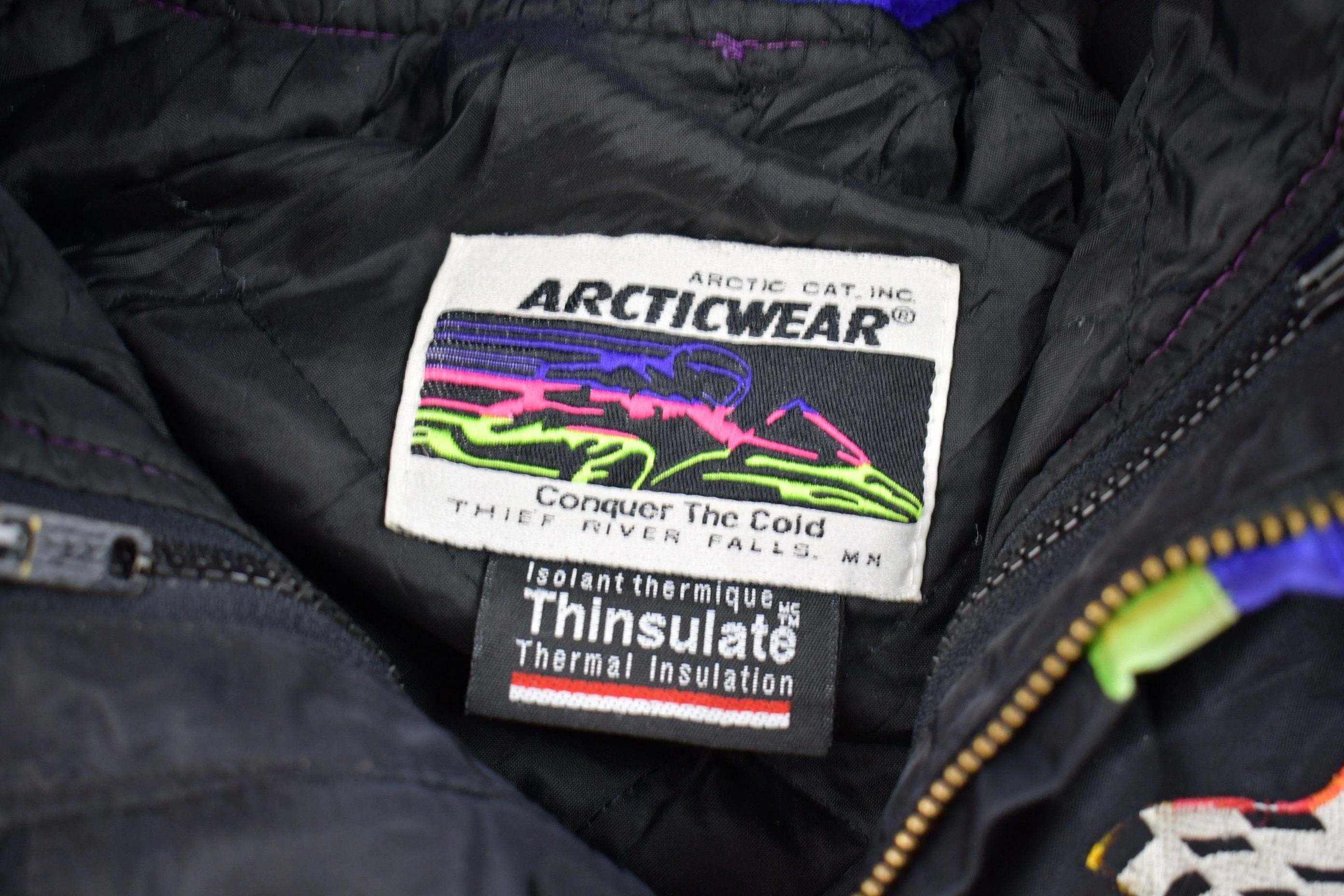 Vintage 1990s Arctic Wear Racing Jacket Men's XL - Image 5