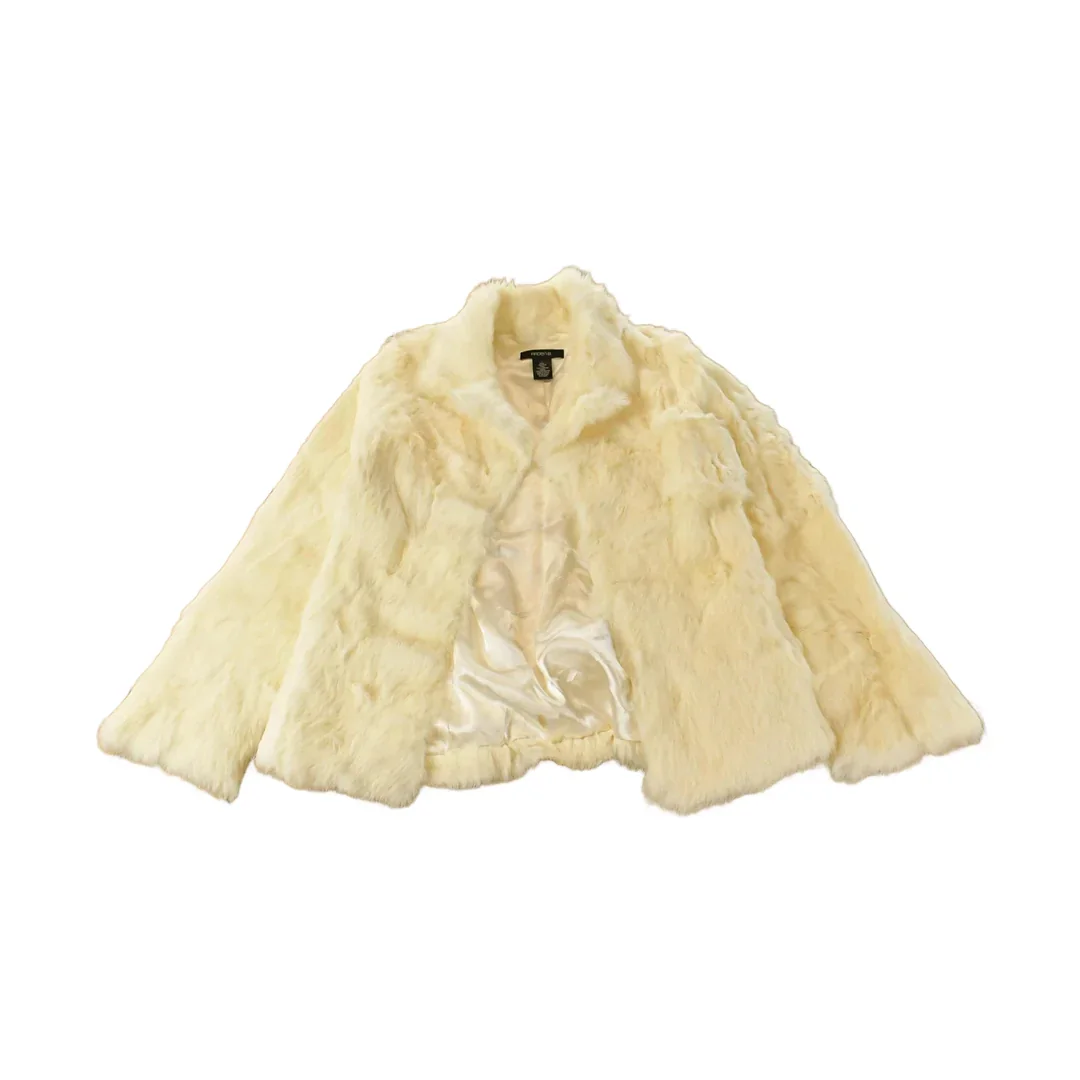 Vintage 1990s Arden Rabbit Fur Coat Women's Large