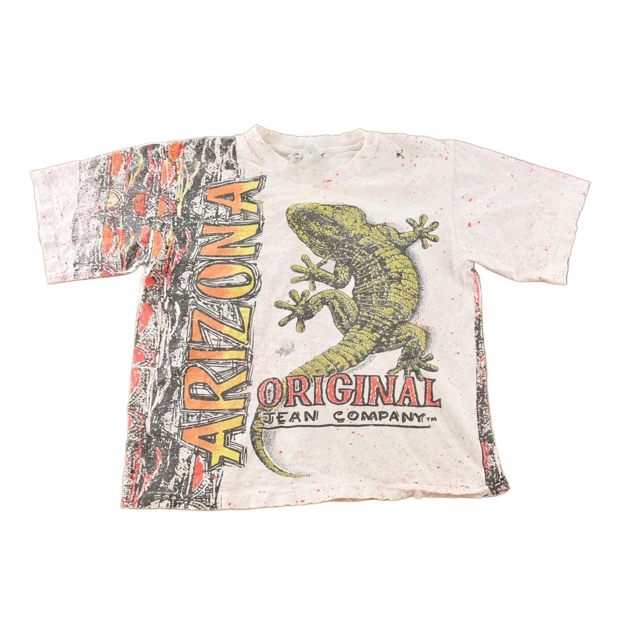 Vintage 1990s Arizona Original Jean Company Lizard T Shirt Youth XL