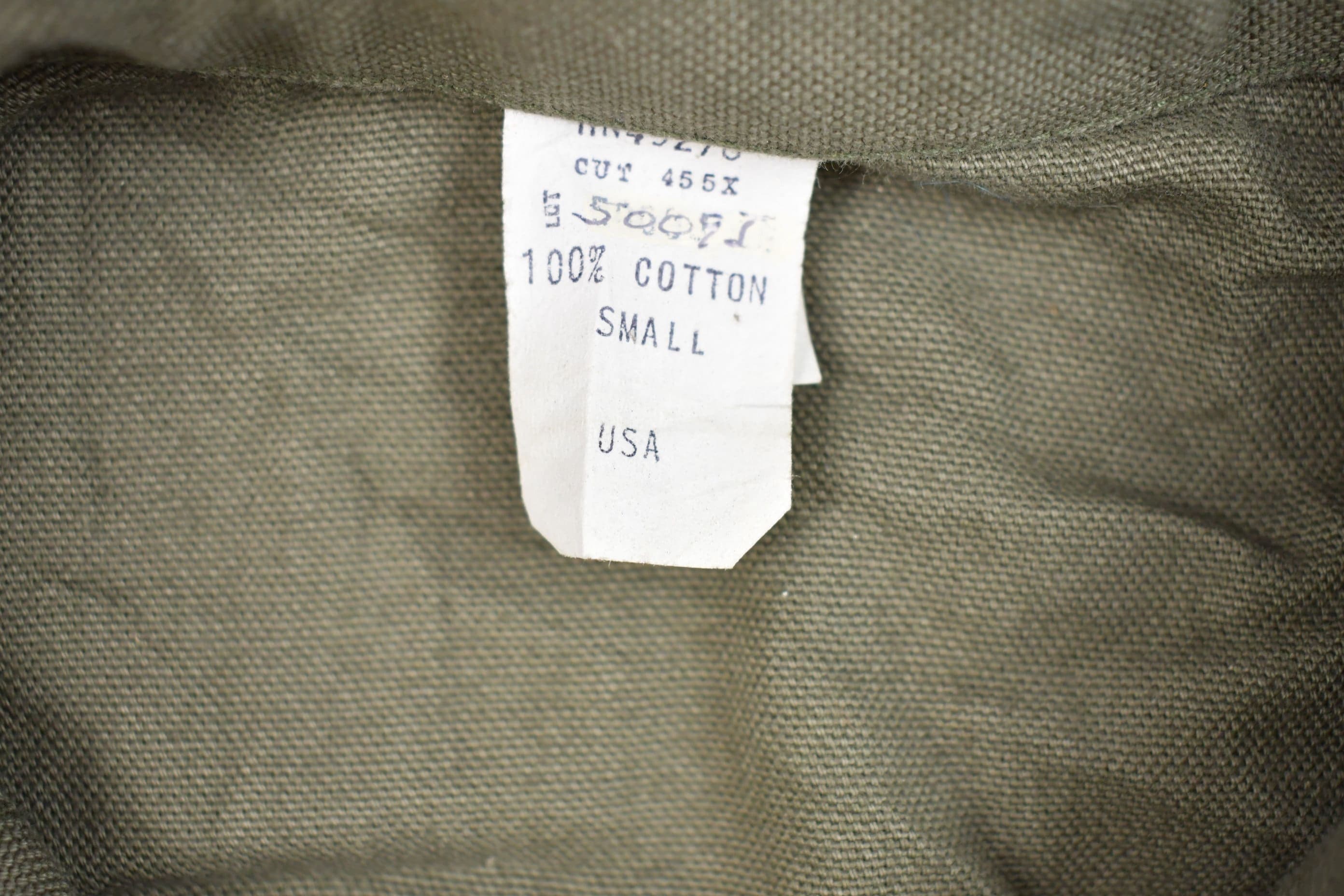 Vintage 1990s Army Button Up Shirt Men's Small - Image 3