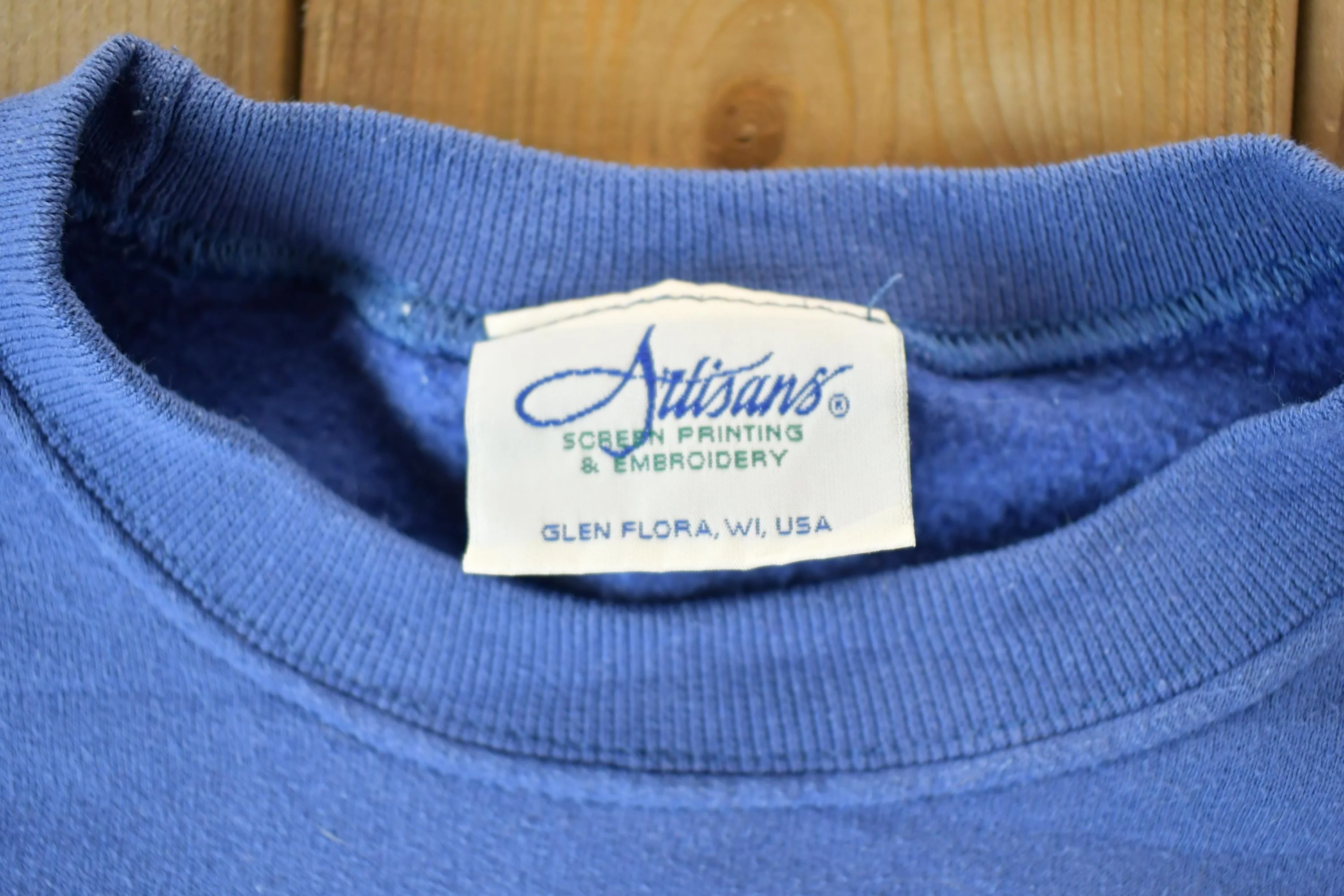 Vintage 1990s Artisans Mini Floral Print Crewneck Men's Large - Image 3
