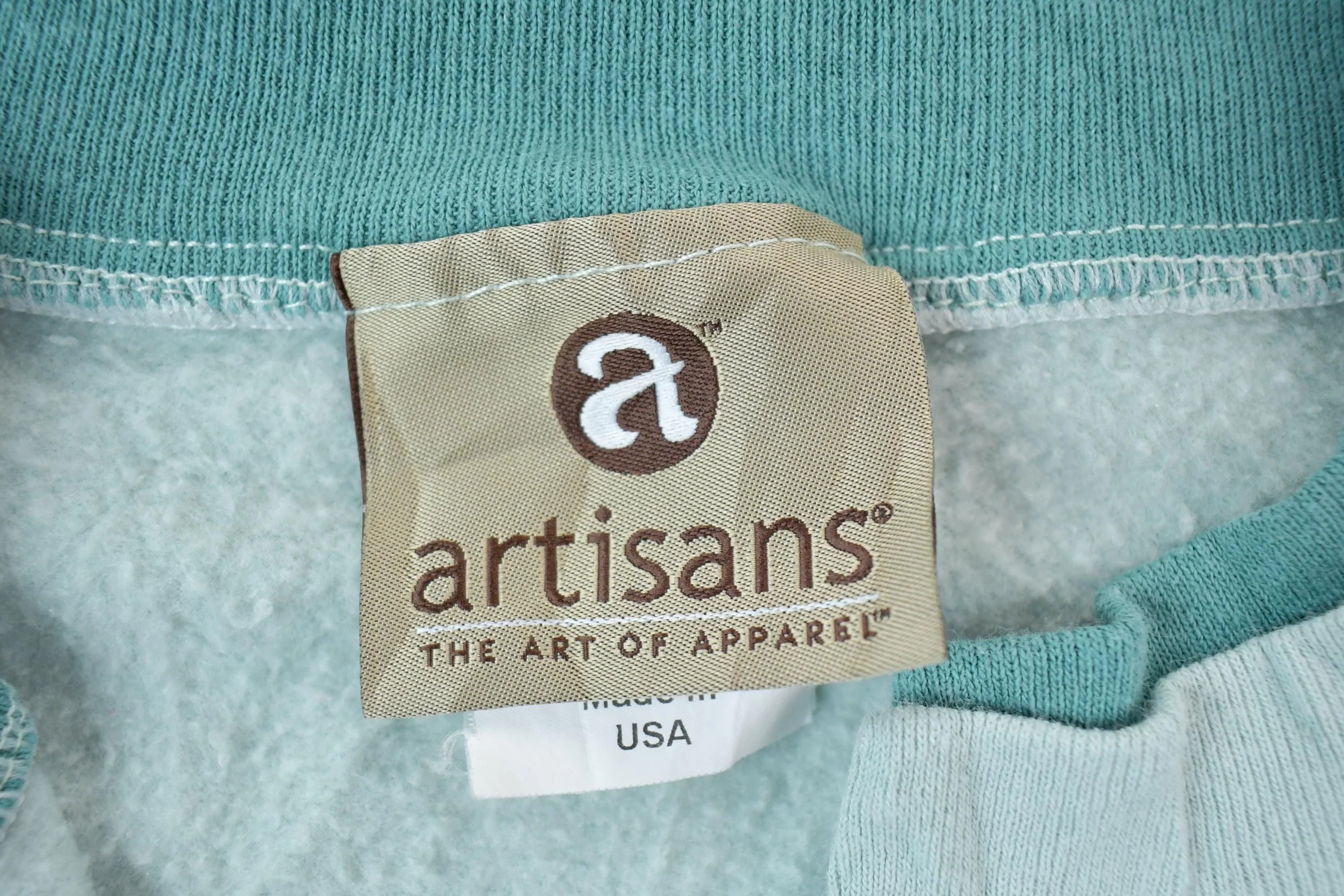 Vintage 1990s Artisans The Art Of Apparel Floral Theme Full Button Down Sweatshirt Women's XL - Image 3