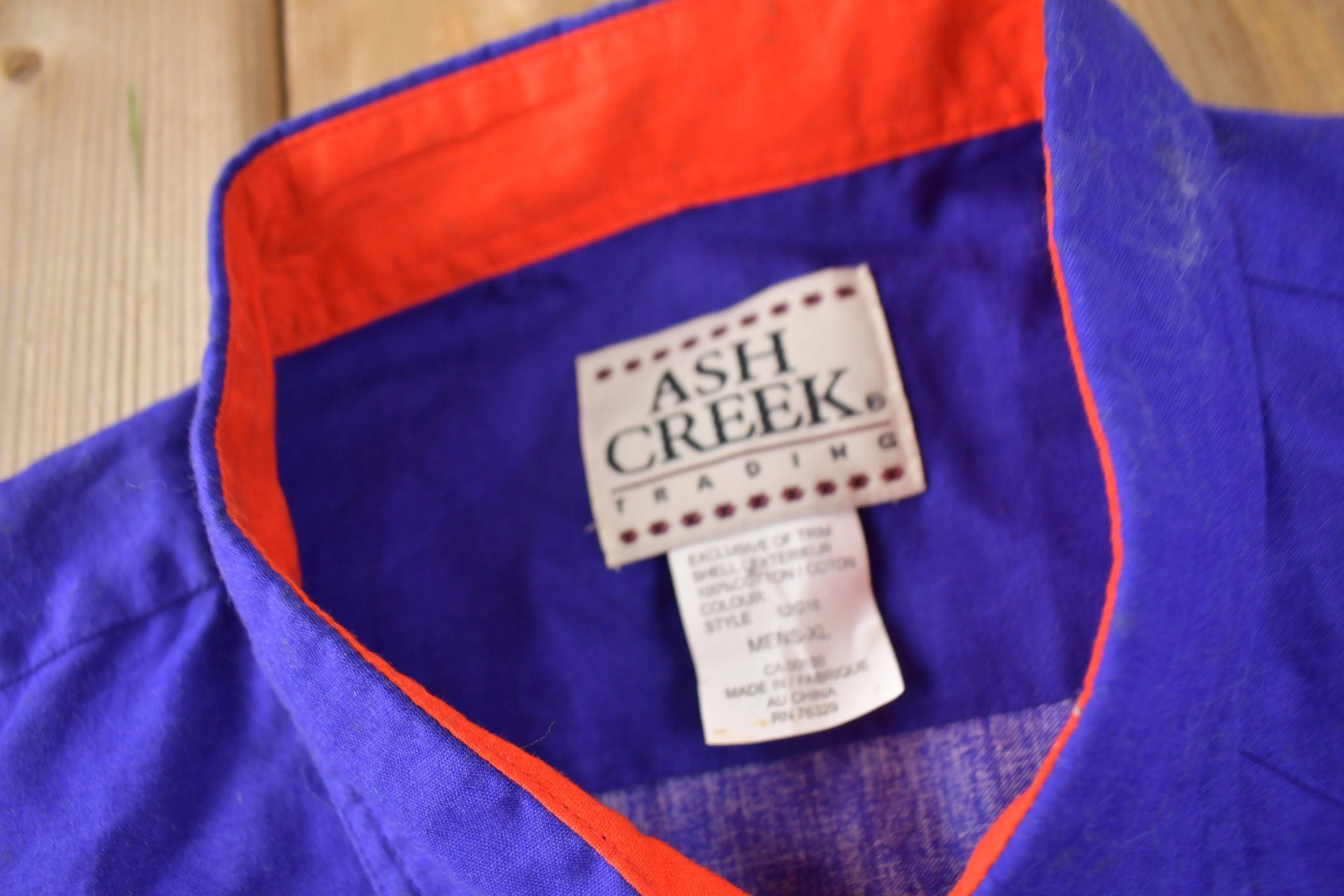 Vintage 1990s Ash Creek South Western Style Pearl Snap Button Up Rodeo Shirt Men's XL - Image 5