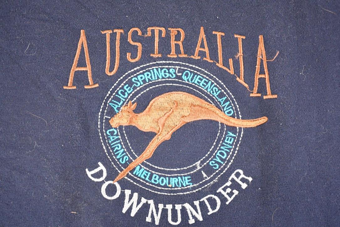 Vintage 1990s Australia Down Under Souvenir Kangaroo Crewneck Sweatshirt Men's L - Image 3