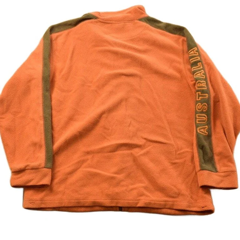 Vintage 1990s Australia Travel Fleece Sweater Men's Large - Image 2