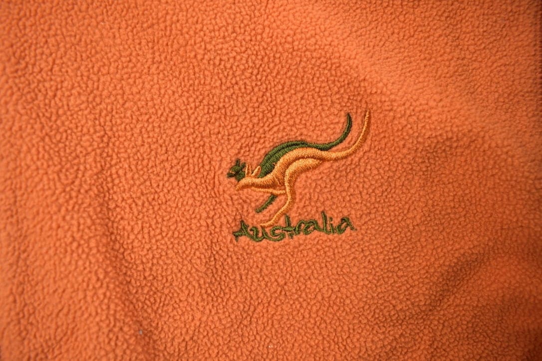 Vintage 1990s Australia Travel Fleece Sweater Men's Large - Image 3