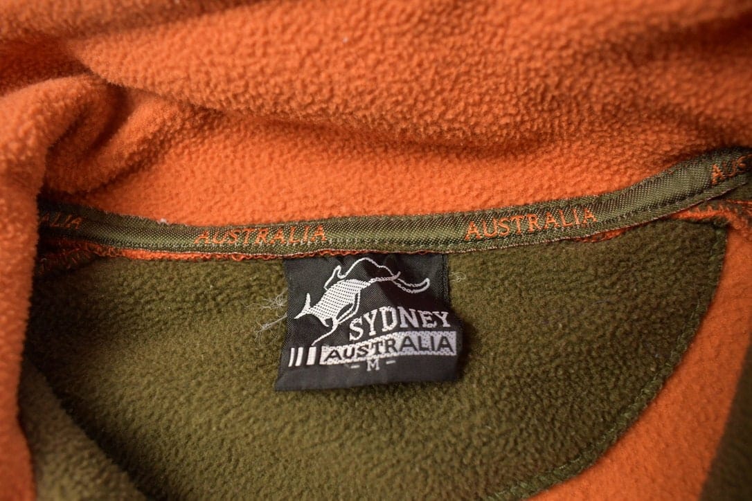 Vintage 1990s Australia Travel Fleece Sweater Men's Large - Image 5