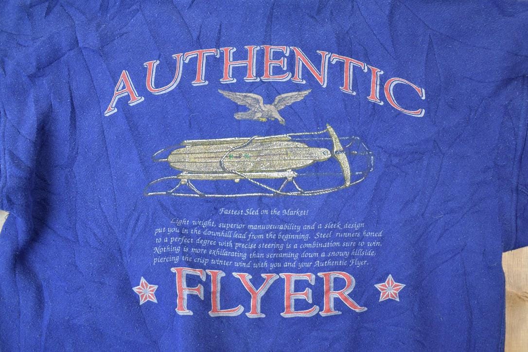 Vintage 1990s Authentic Flyer Ozark Mountains Crewneck Men's XL - Image 4