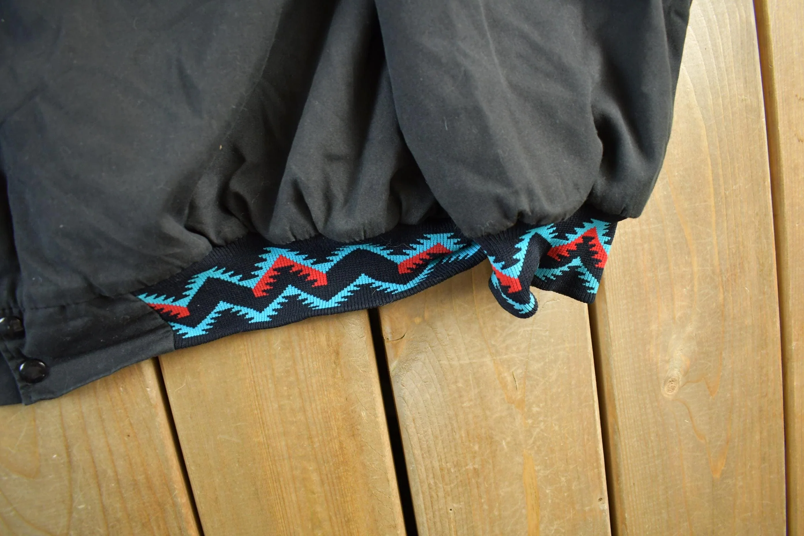 Vintage 1990s AWS Jackets Aztec Jacket Men's 4XL - Image 3