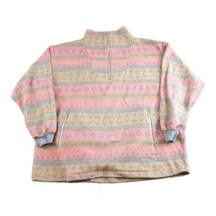 Vintage 1990s B Dakota Western Design Fleece Sweater