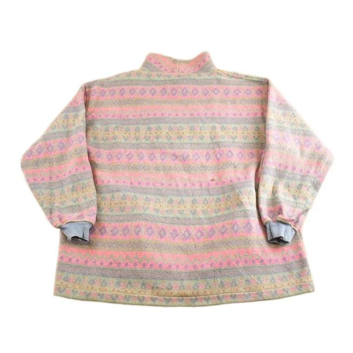 Vintage 1990s B Dakota Western Design Fleece Sweater - Image 2