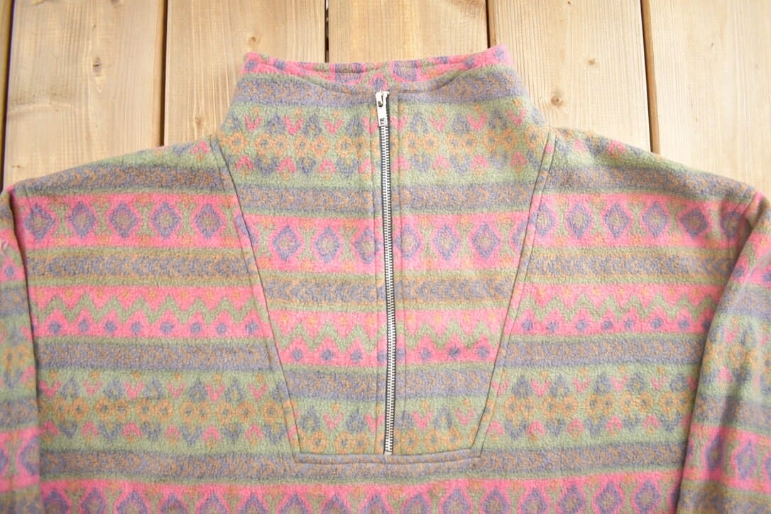 Vintage 1990s B Dakota Western Design Fleece Sweater - Image 4