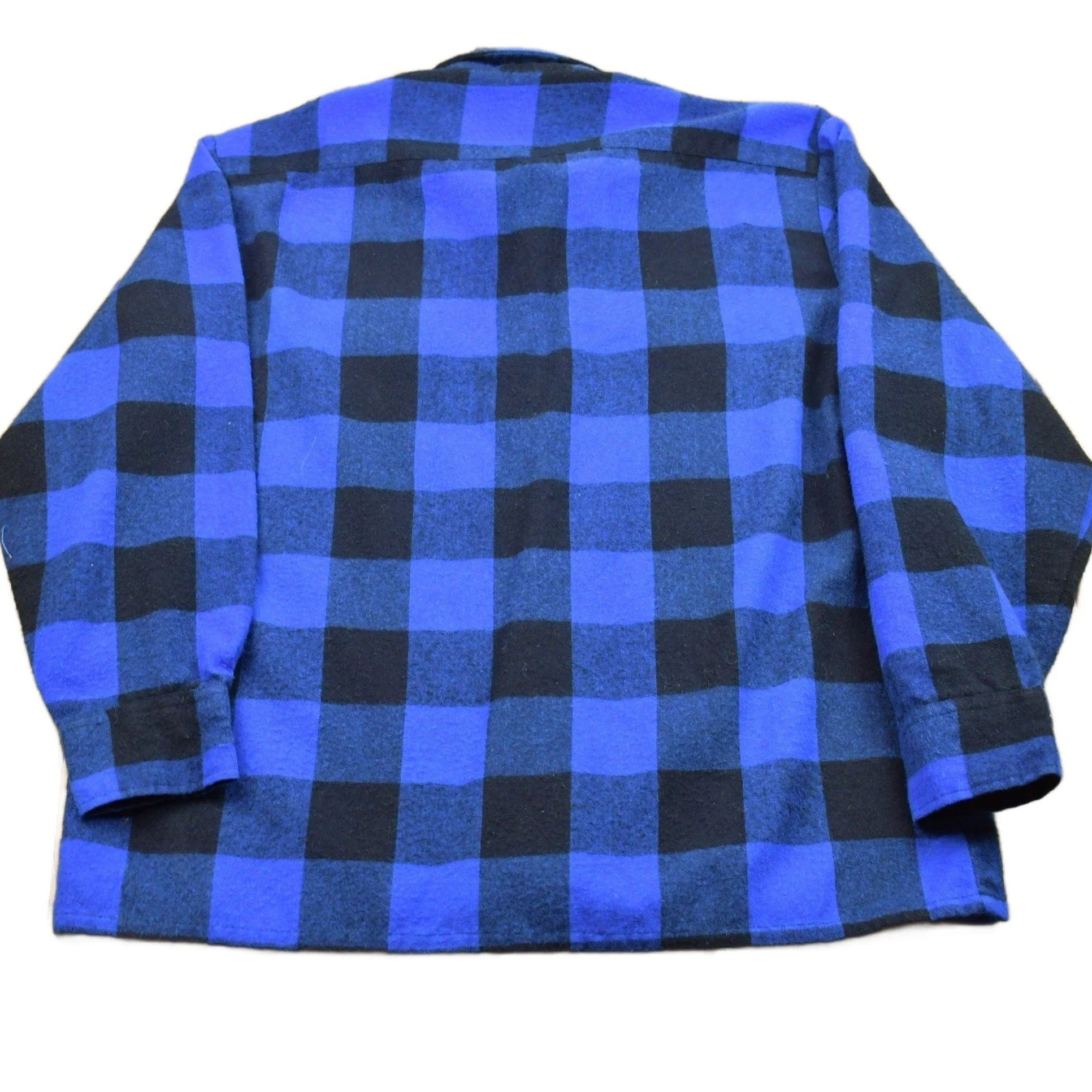 Vintage 1990s Back Packer Lined Plaid Button Up Shirt Men's XL - Image 2