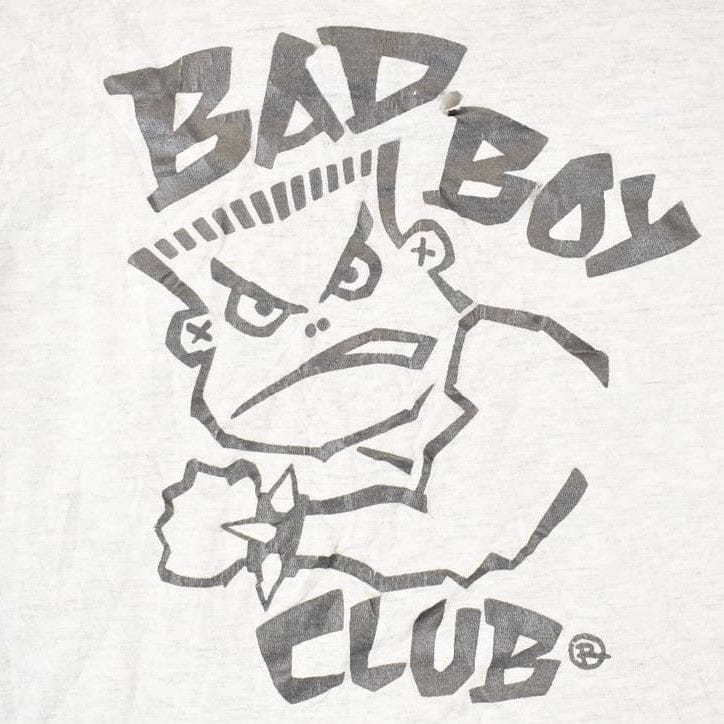 Vintage 1990s Bad Boy Club Graphic Print Crewneck Shirt Mens L - Image 3