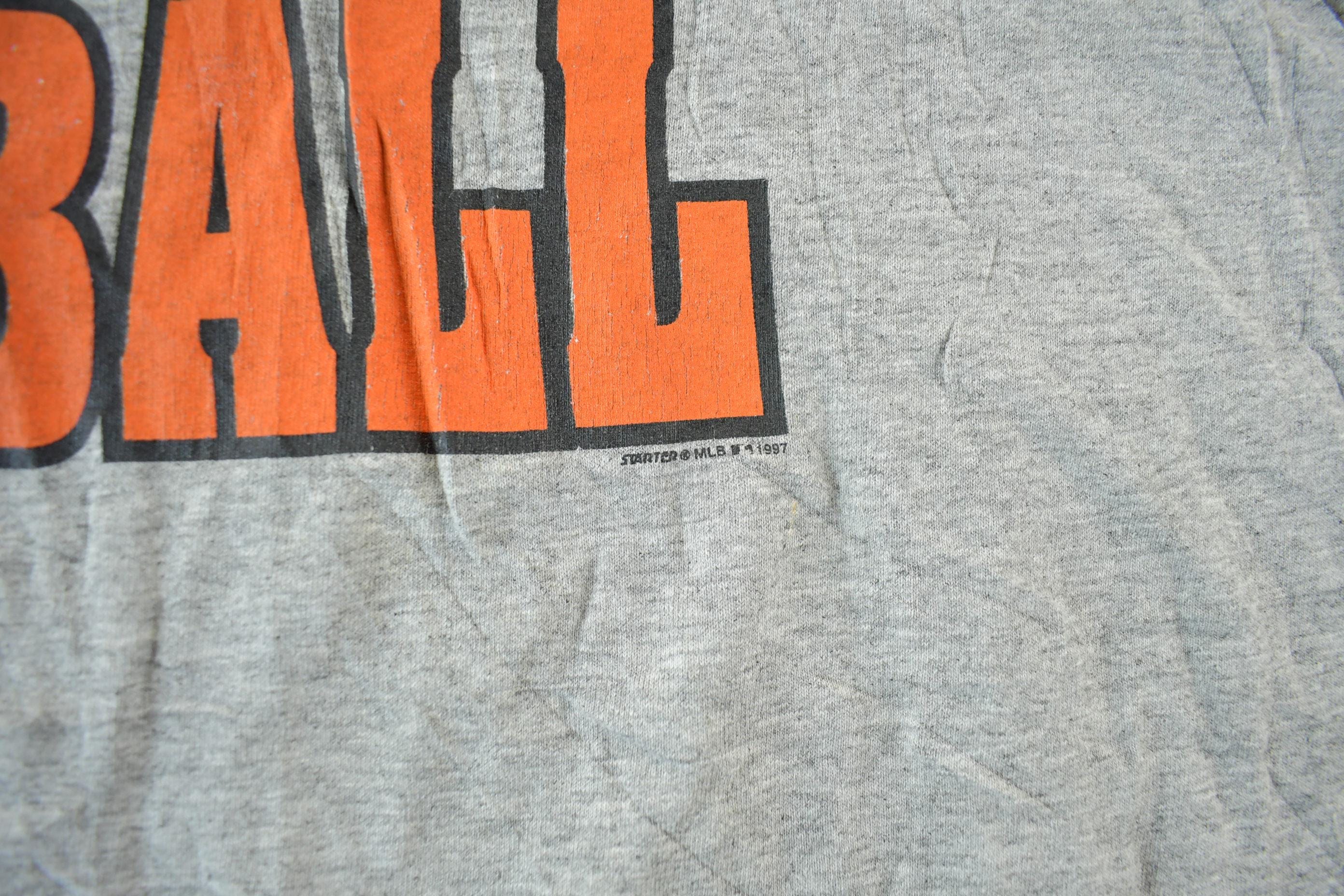 Vintage 1990s Baltimore Orioles MLB Graphic T-Shirt Men's XL - Image 4