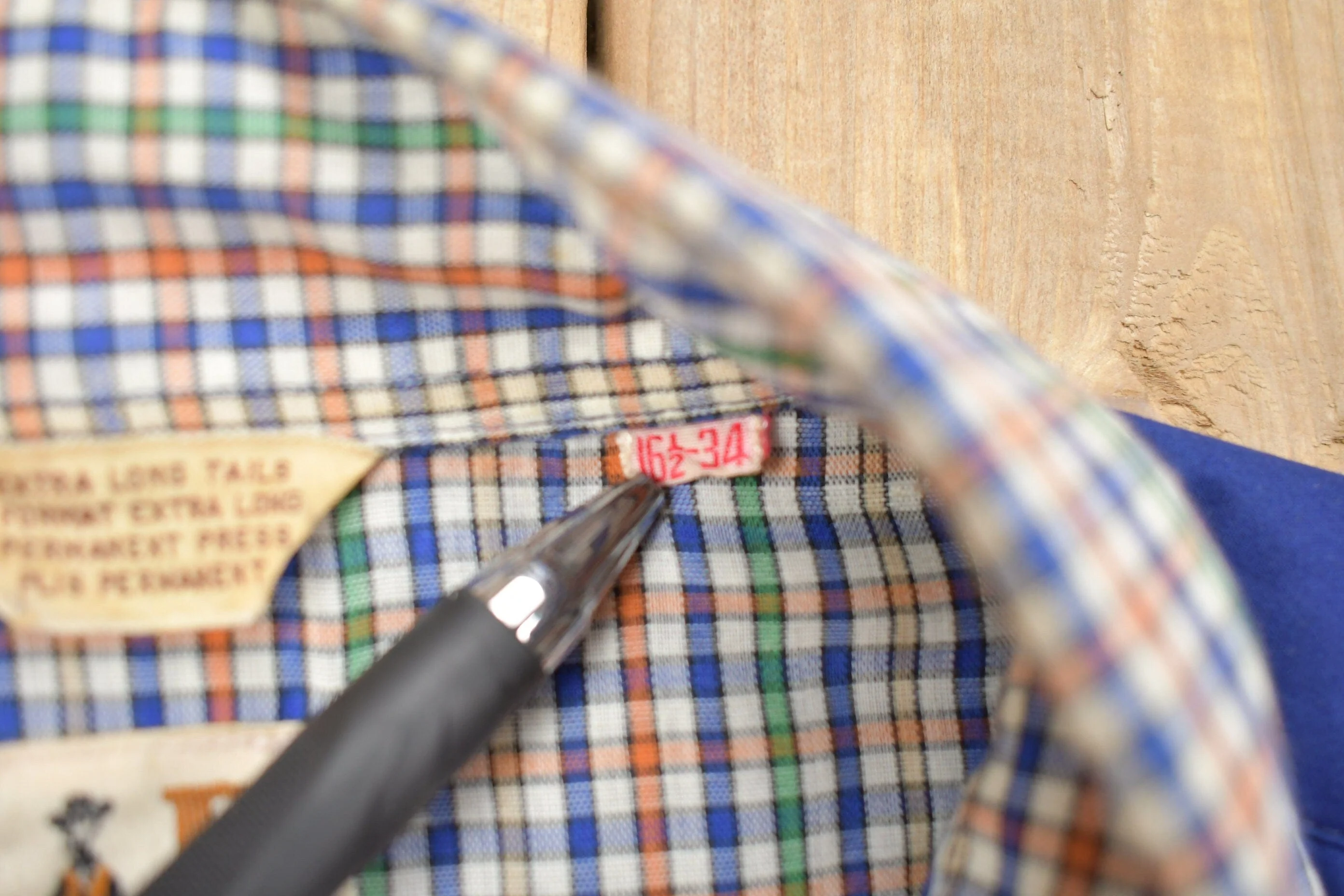 Vintage 1990s Barb B Check Pattern Western Button Up Shirt Men's Medium - Image 4