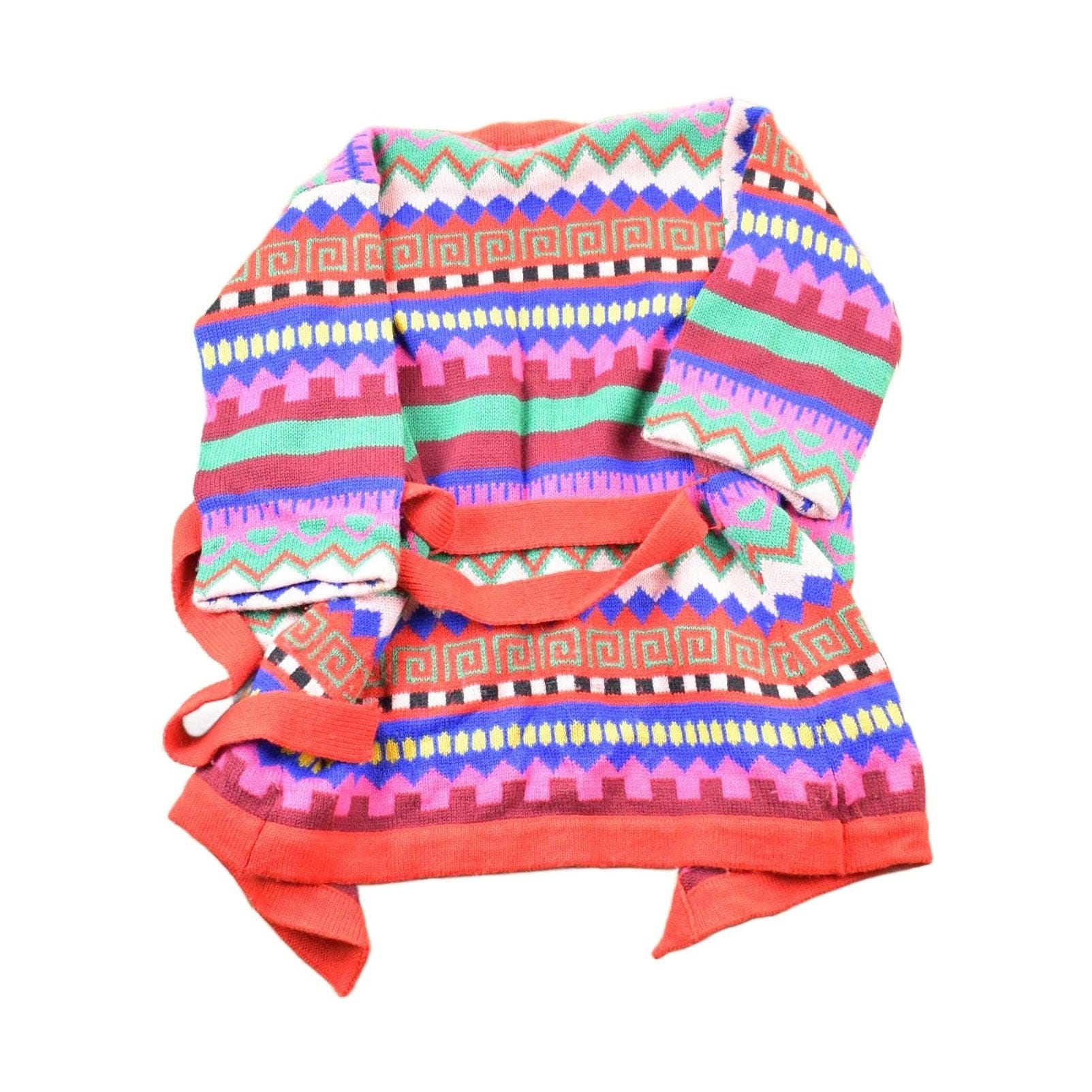 Vintage 1990s Barbara Dee 100% Wool Knit Sweater Men's Medium - Image 2