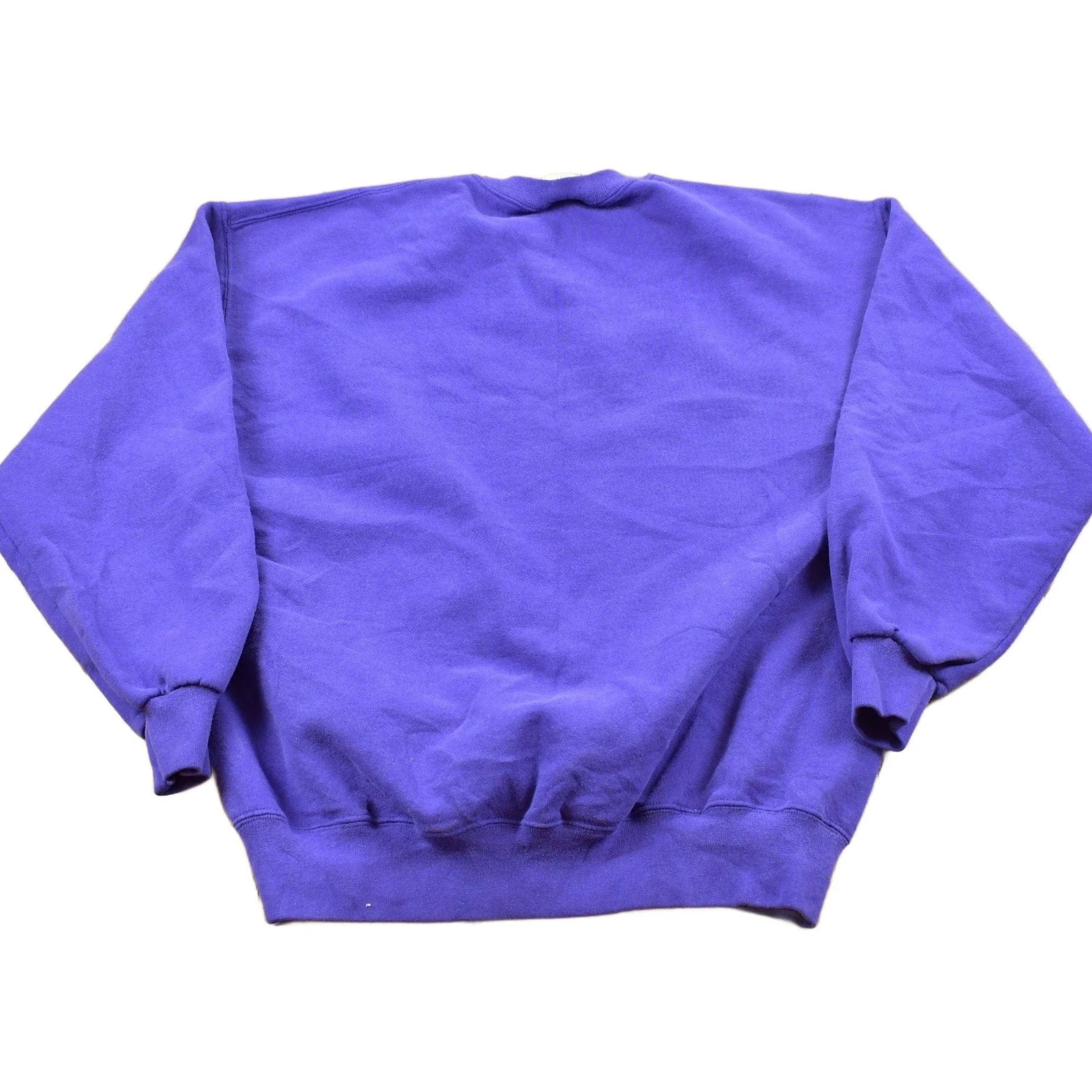 Vintage 1990s Basic Crewneck Sweatshirt Men's XL - Image 2