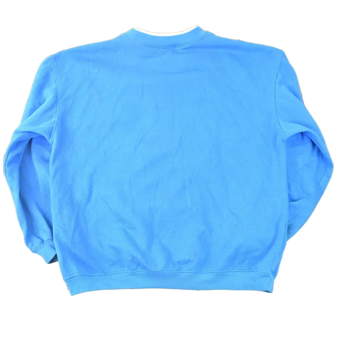 Vintage 1990s Basic Editions Cute Puppy Double Collar Graphic Print Crewneck Sweatshirt Women's L - Image 2