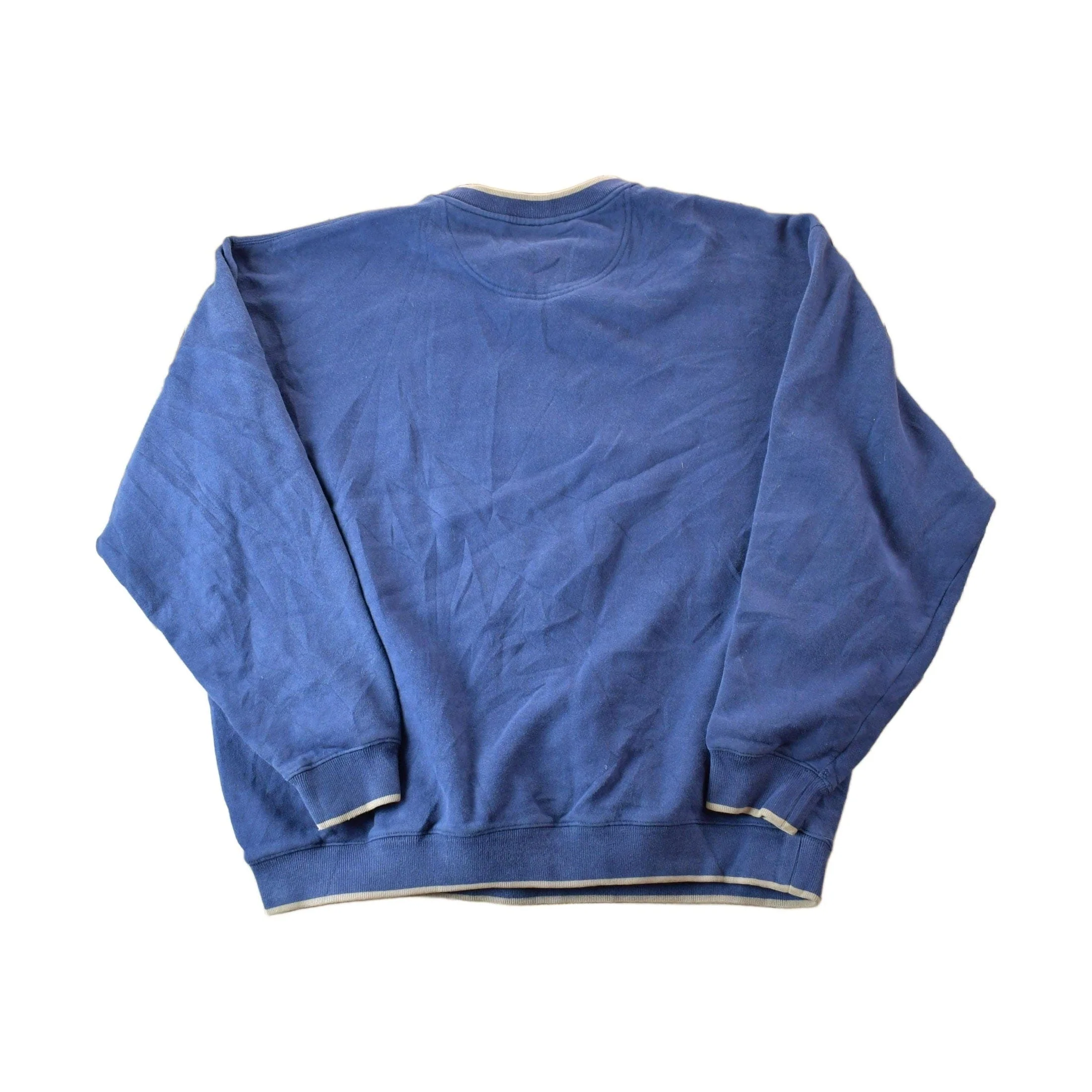 Vintage 1990s Bass Fishing Embroidered Crewneck Men's XL - Image 2