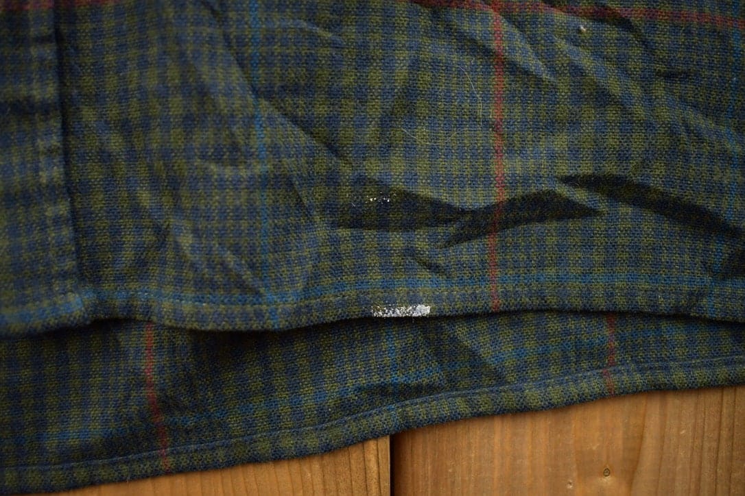 Vintage 1990s Bay Area Traders Plaid Flannel Button Up Shirt Men's XL - Image 5