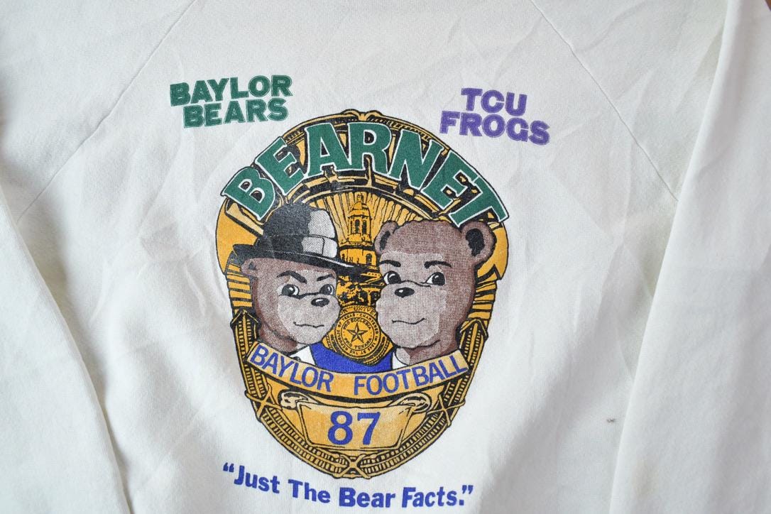 Vintage 1990s Baylor University 78th Homecoming Collegiate Crew Neck Men's Large - Image 4