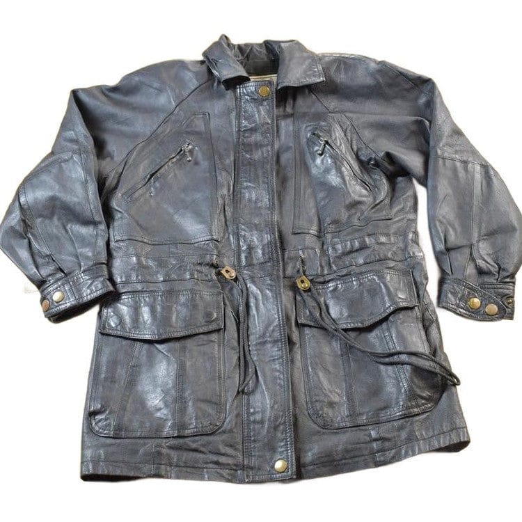 Vintage 1990s BB Dakota Genuine Leather Western Jacket Men's Medium