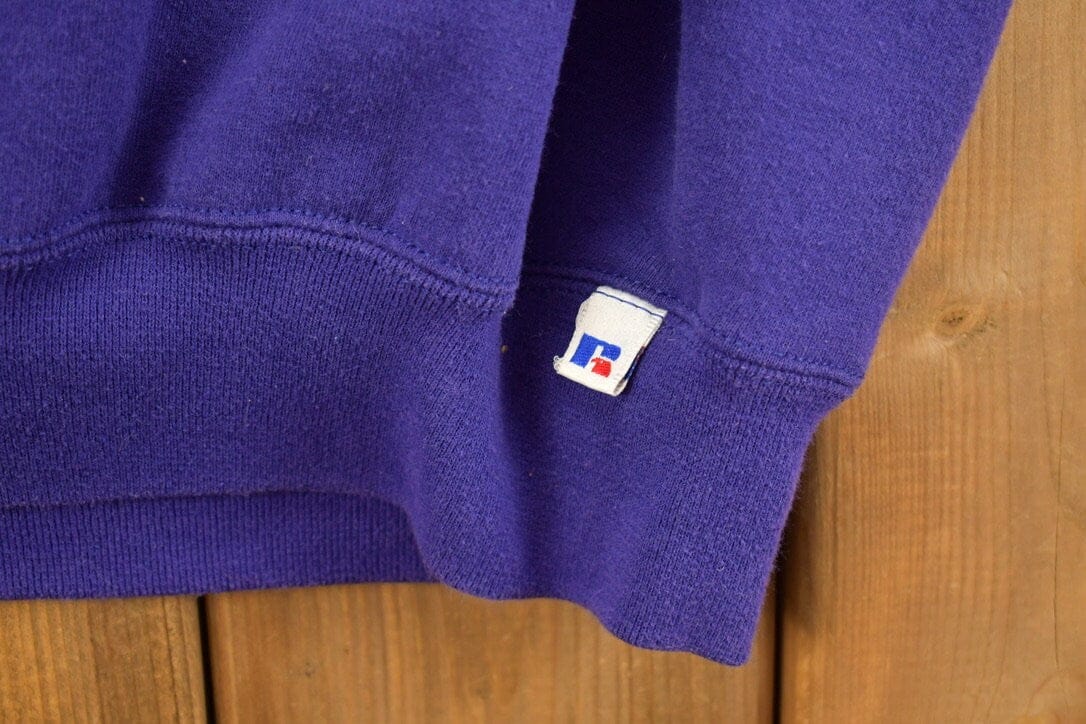 Vintage 1990s BC Central Colligate Athletic Russell Crewneck Sweatshirt Men's XL - Image 4