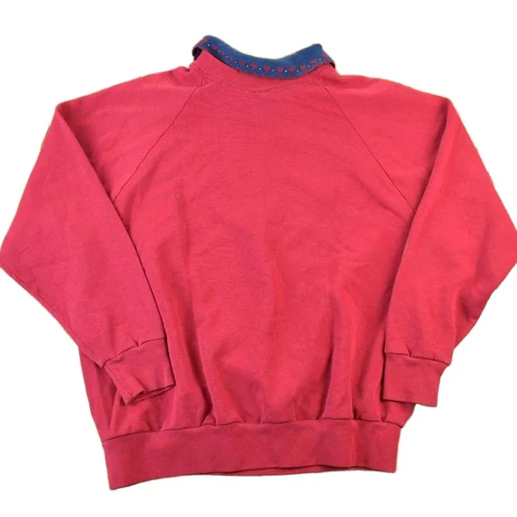 Vintage 1990s Bear Collector Collared Crewneck Sweater Women's Large - Image 2