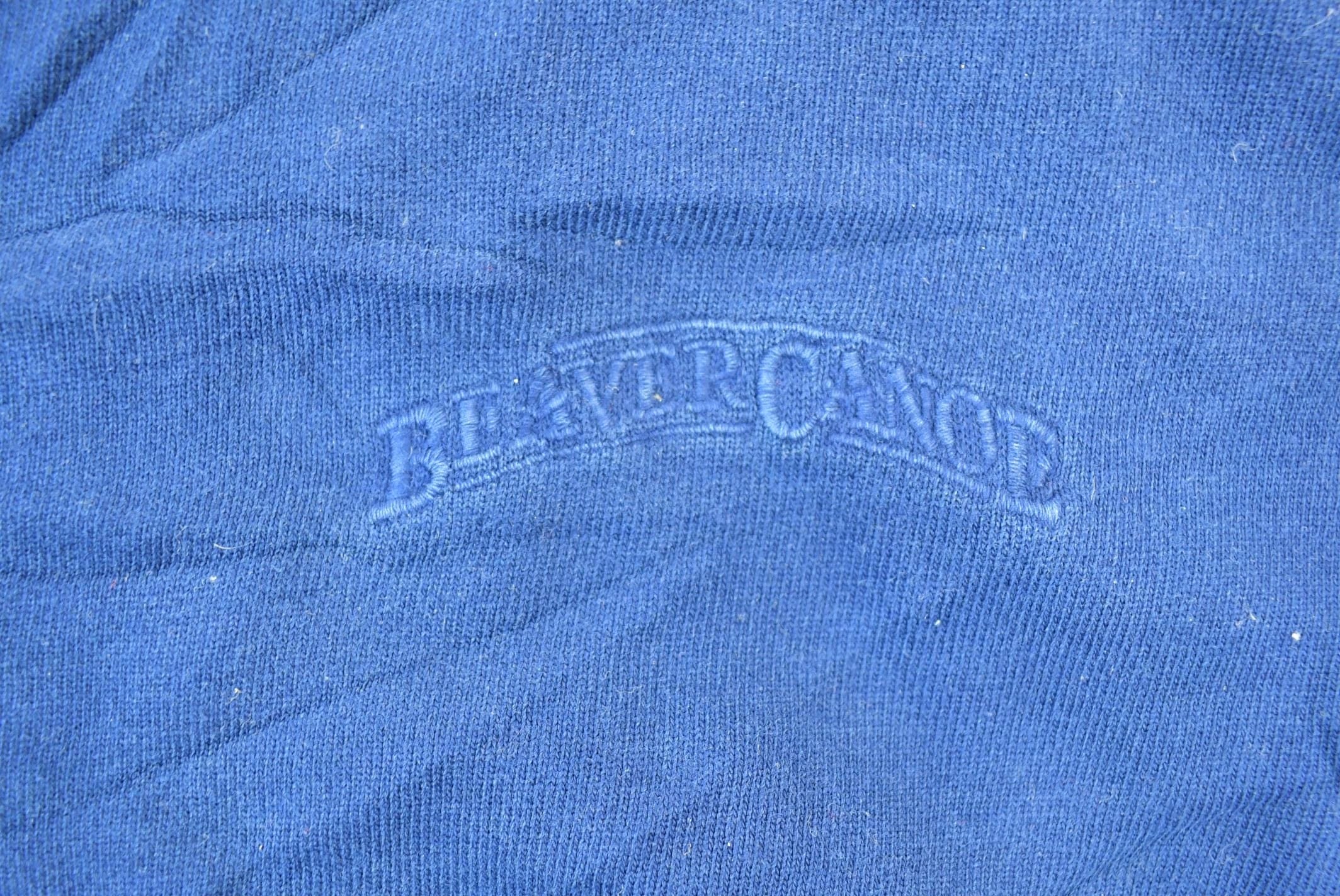 Vintage 1990s Beaver Canoe Non Fiction Crewneck Men's Medium - Image 4