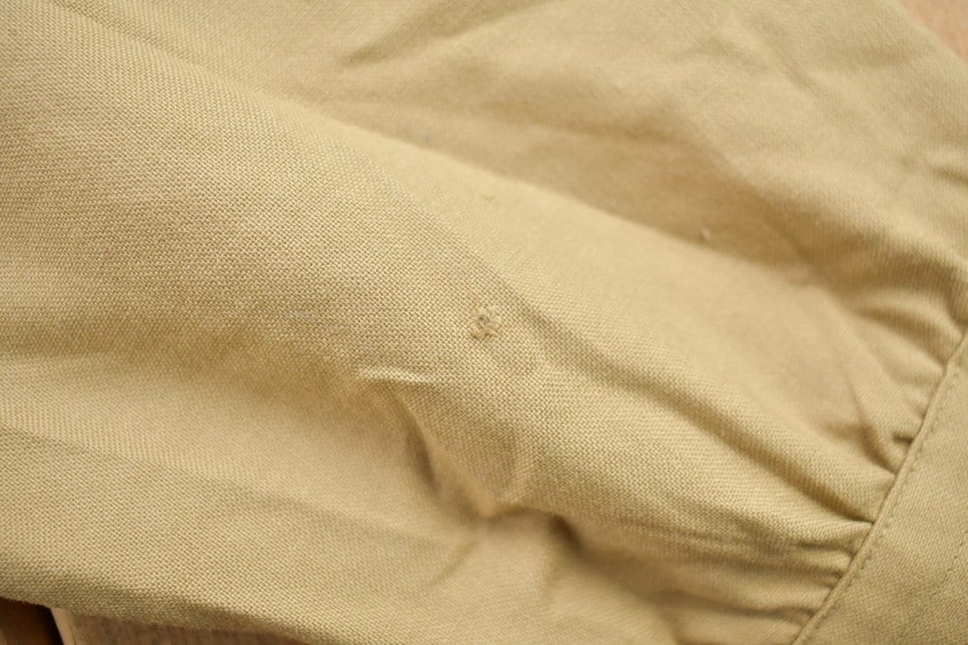 Vintage 1990s Beige Blank USMC Button Up Military Shirt Men's MMen's Medium - Image 6