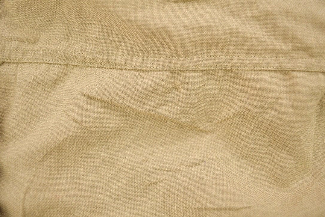 Vintage 1990s Beige Blank USMC Button Up Military Shirt Men's MMen's Medium - Image 8