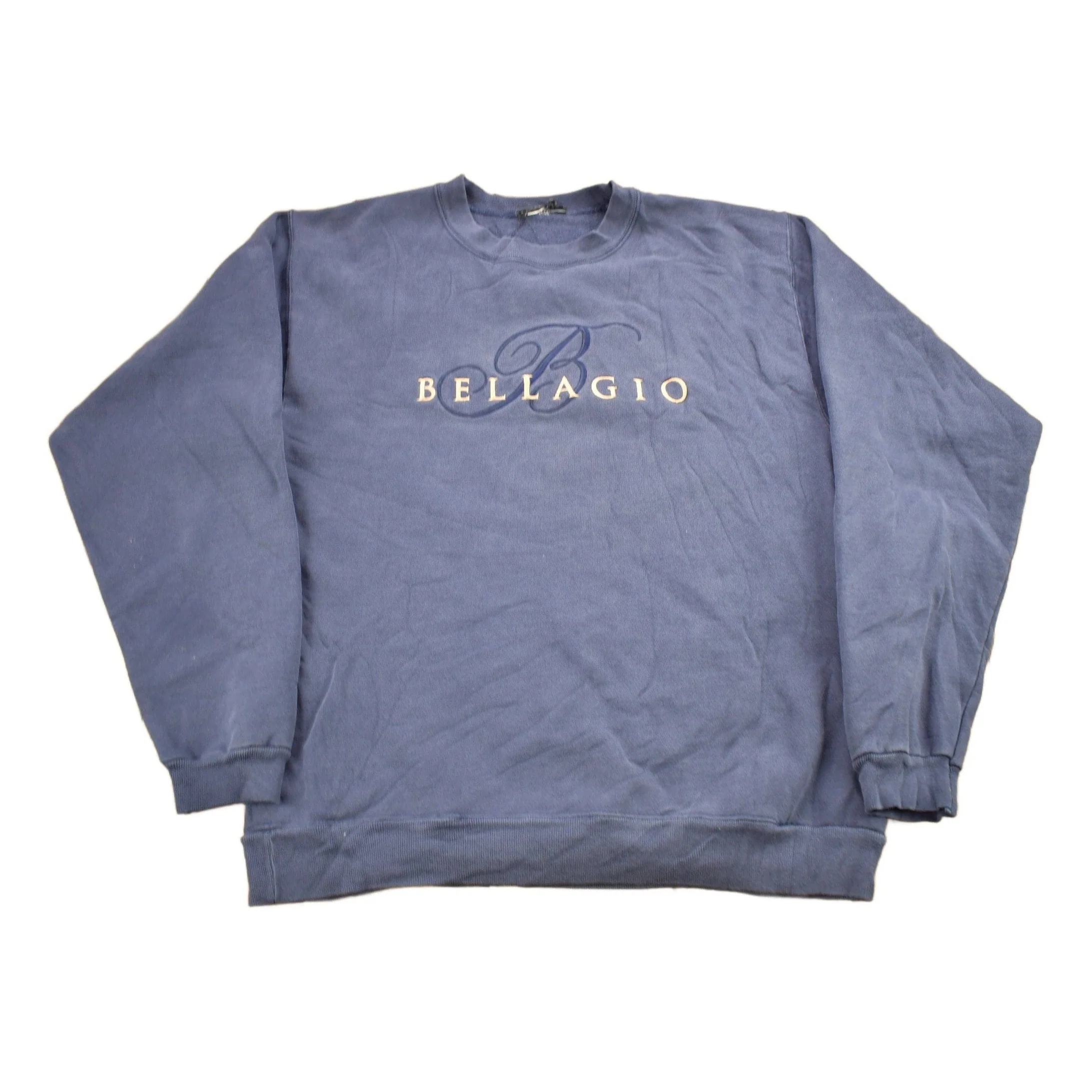 Vintage 1990s Bellagio Hotel Embroidered Crewneck Sweatshirt Men's Medium