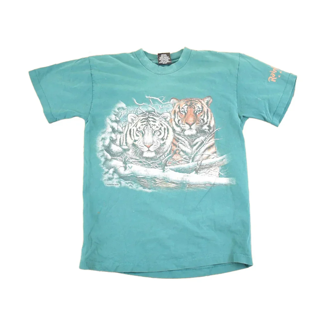 Vintage 1990's Bengal Tigers Souvenir Travel T-Shirt Men's S