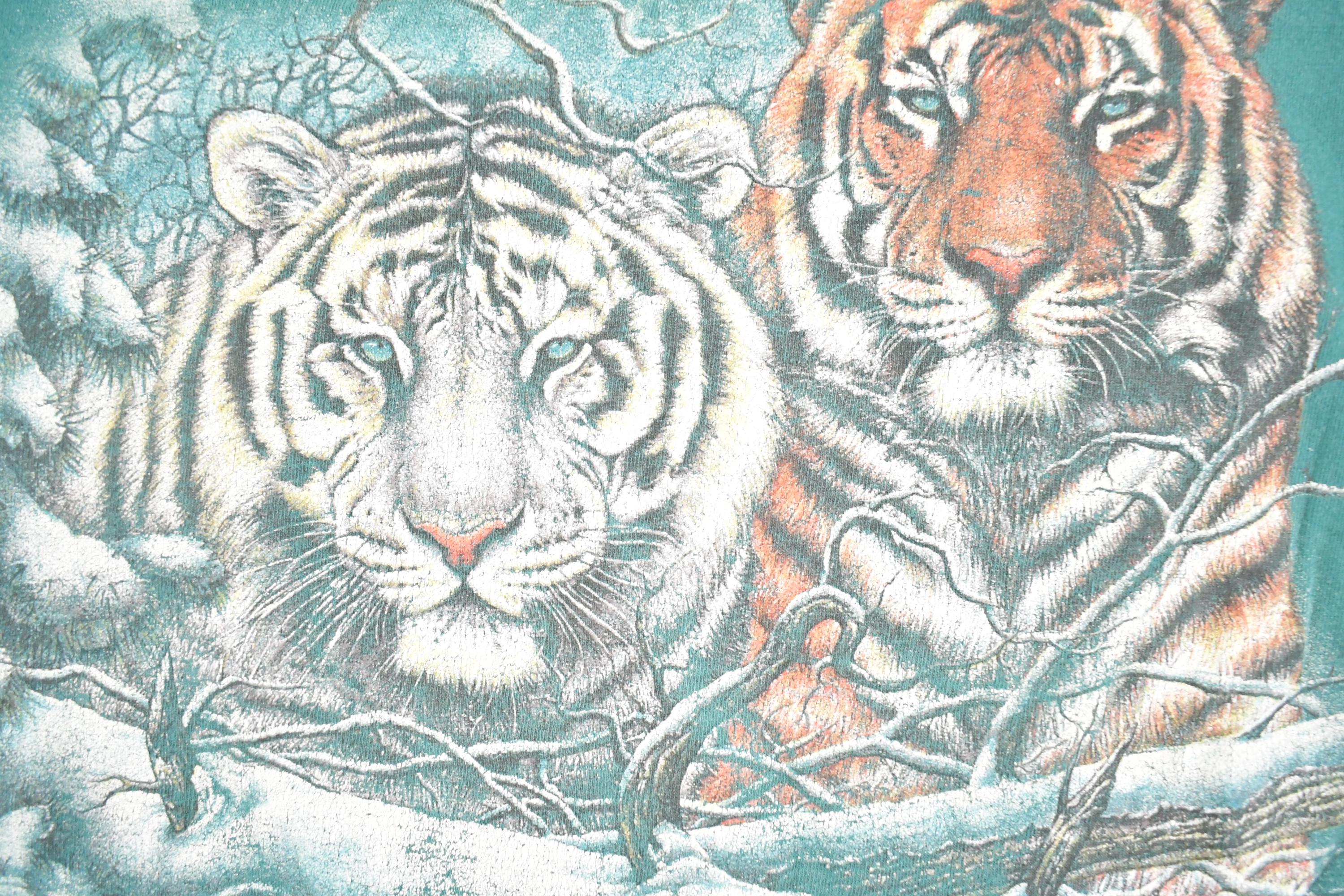 Vintage 1990's Bengal Tigers Souvenir Travel T-Shirt Men's S - Image 3