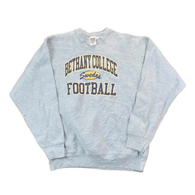 Vintage 1990s Bethany College Crewneck Sweatshirt Men's XL