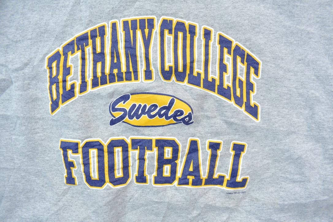 Vintage 1990s Bethany College Crewneck Sweatshirt Men's XL - Image 3