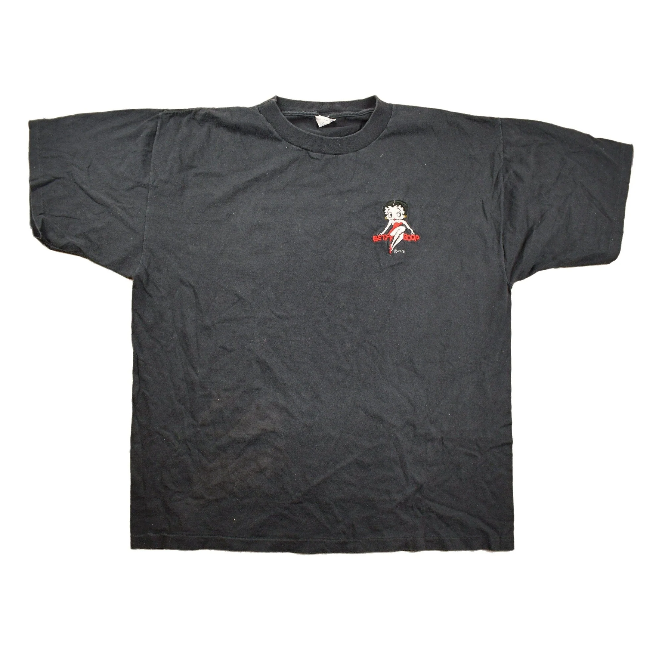 Vintage 1990s Betty Boop Embroidered Cartoon T-Shirt Men's XL