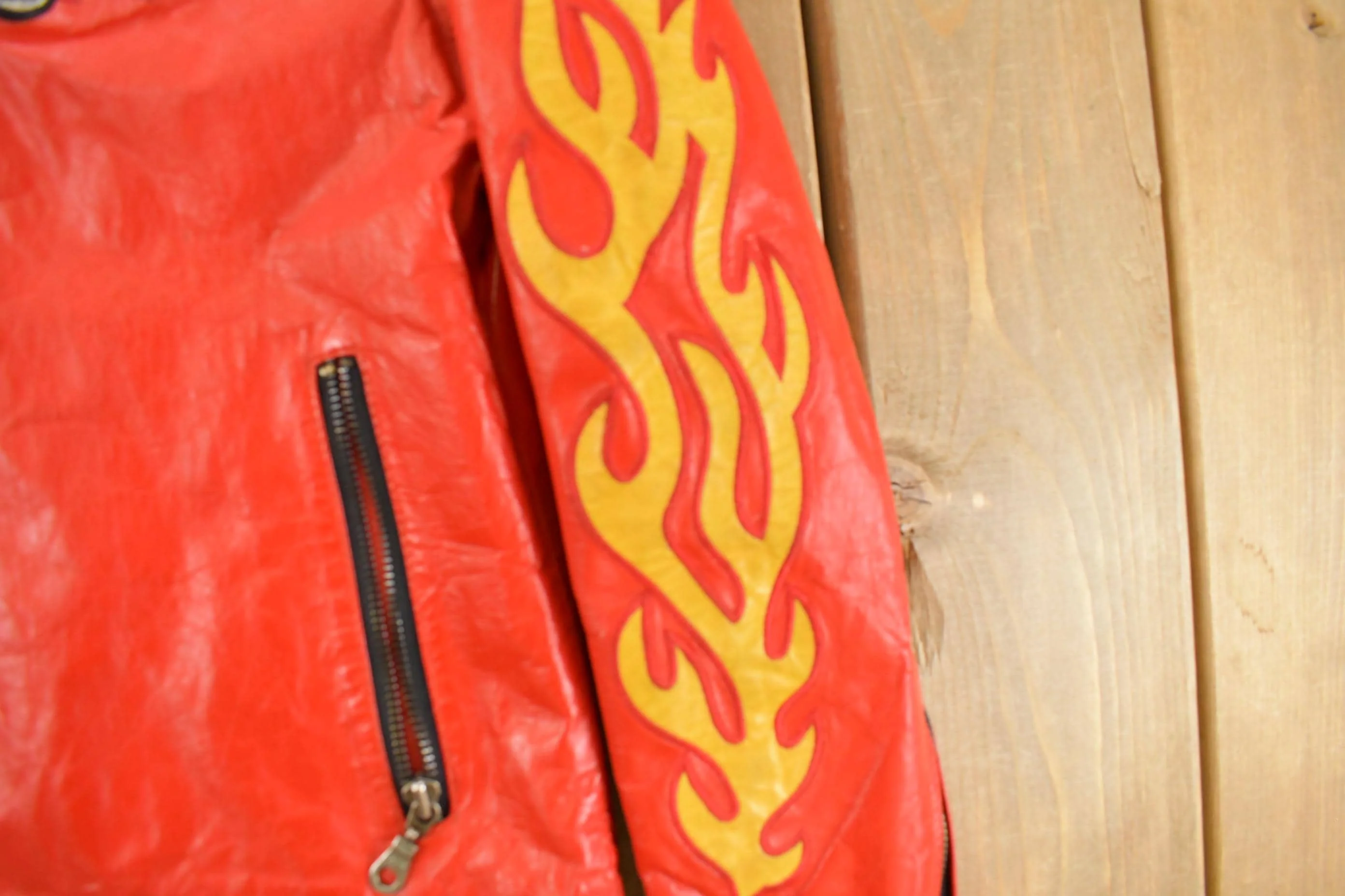 Vintage 1990s Betty Boop Leather Motorcycle Jacket Women's S - Image 4