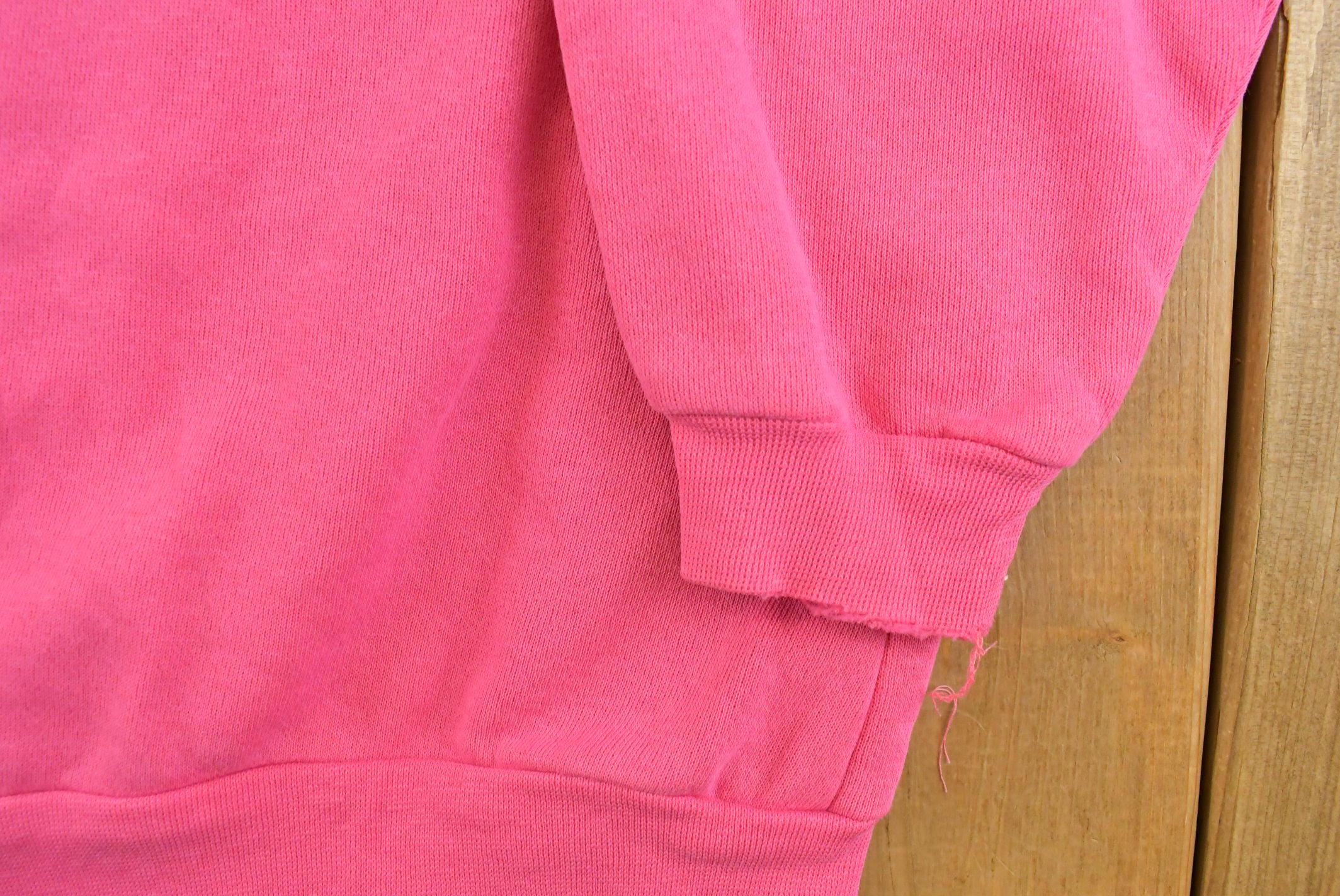 Vintage 1990s BHPC II Blank Collared Sweatshirt Sun Faded Women's 3X - Image 3