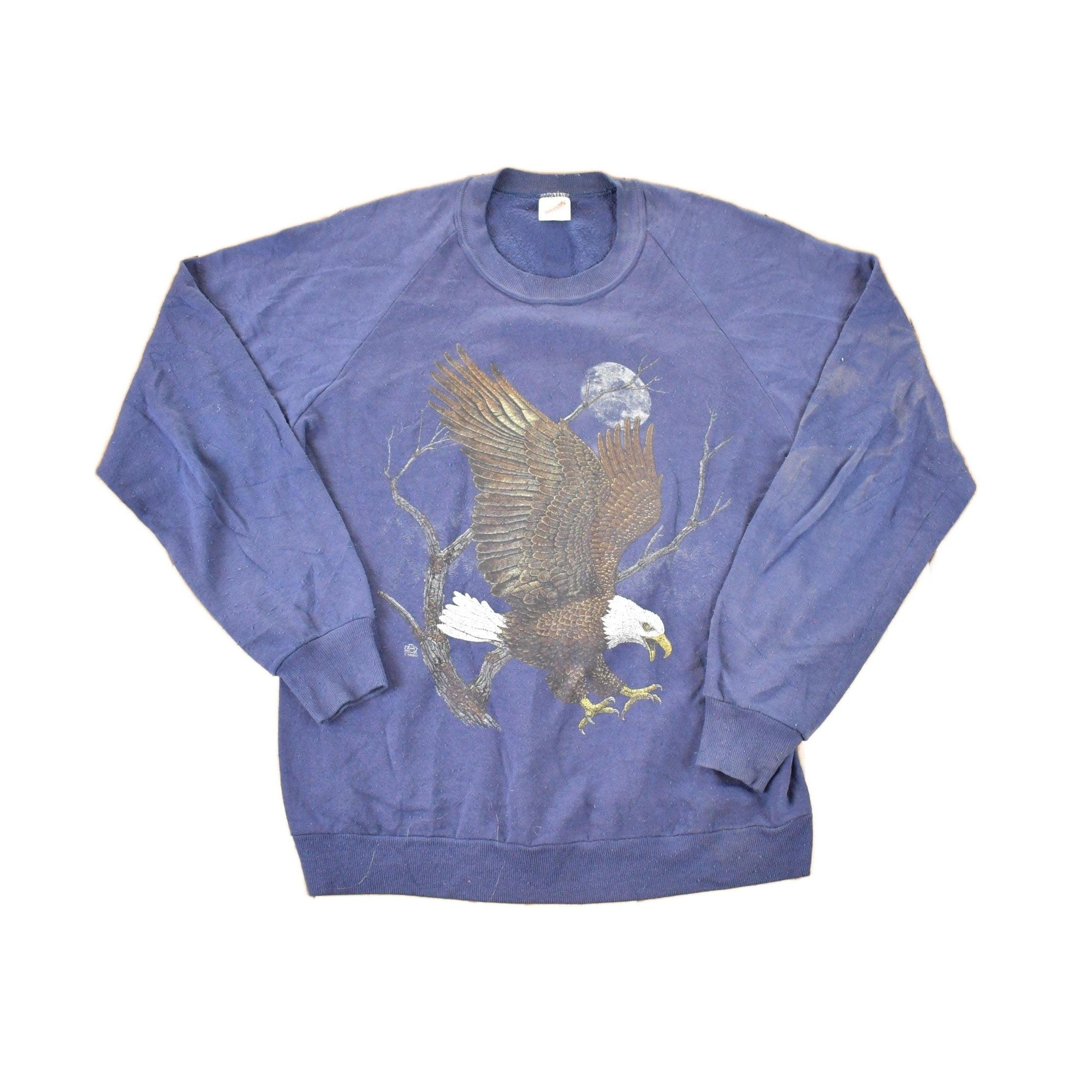 Vintage 1990s Big Eagle Outdoorsman Crewneck Sweatshirt Men's M
