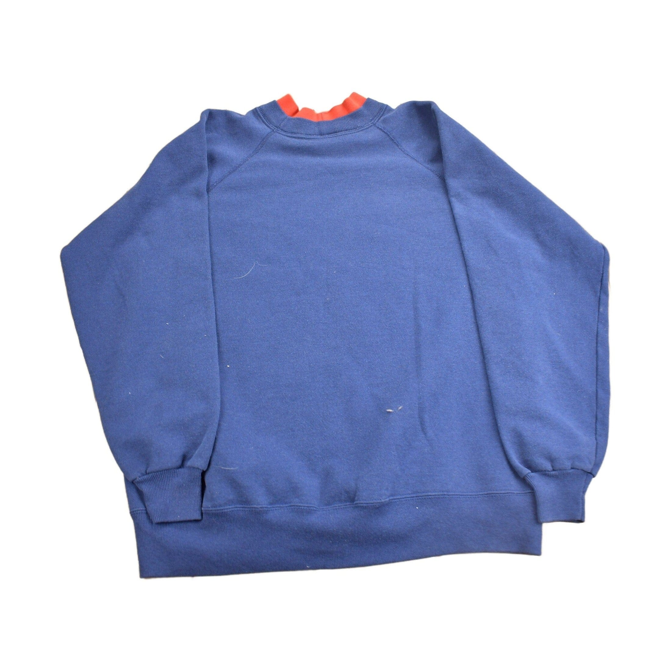 Vintage 1990s Bird Graphic Double Collar Crewneck Men's Medium - Image 2